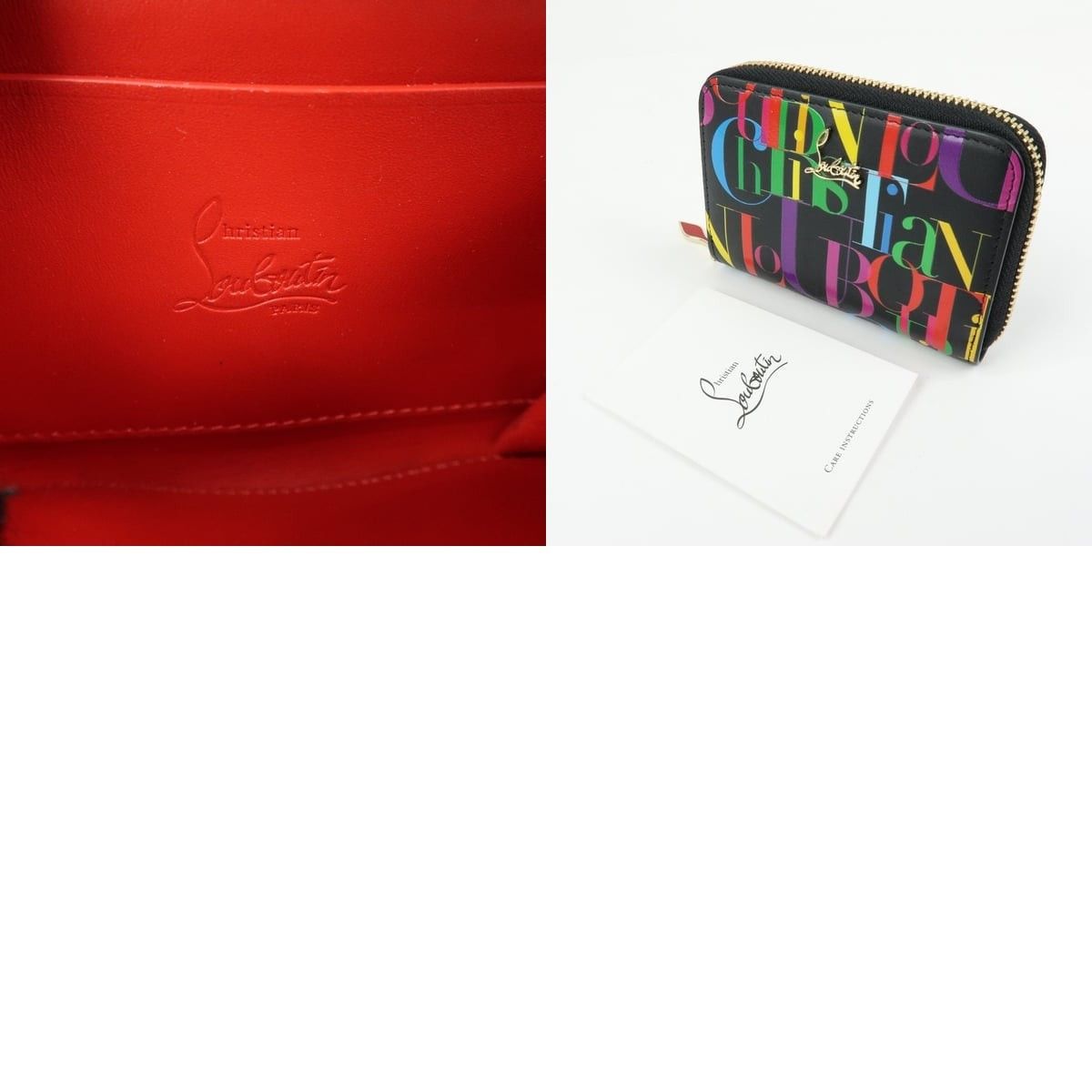 Christian Louboutin Christian Louboutin Loubinthesky Calfskin Wallet Multicolor Size ONE SIZE - 8 Thumbnail