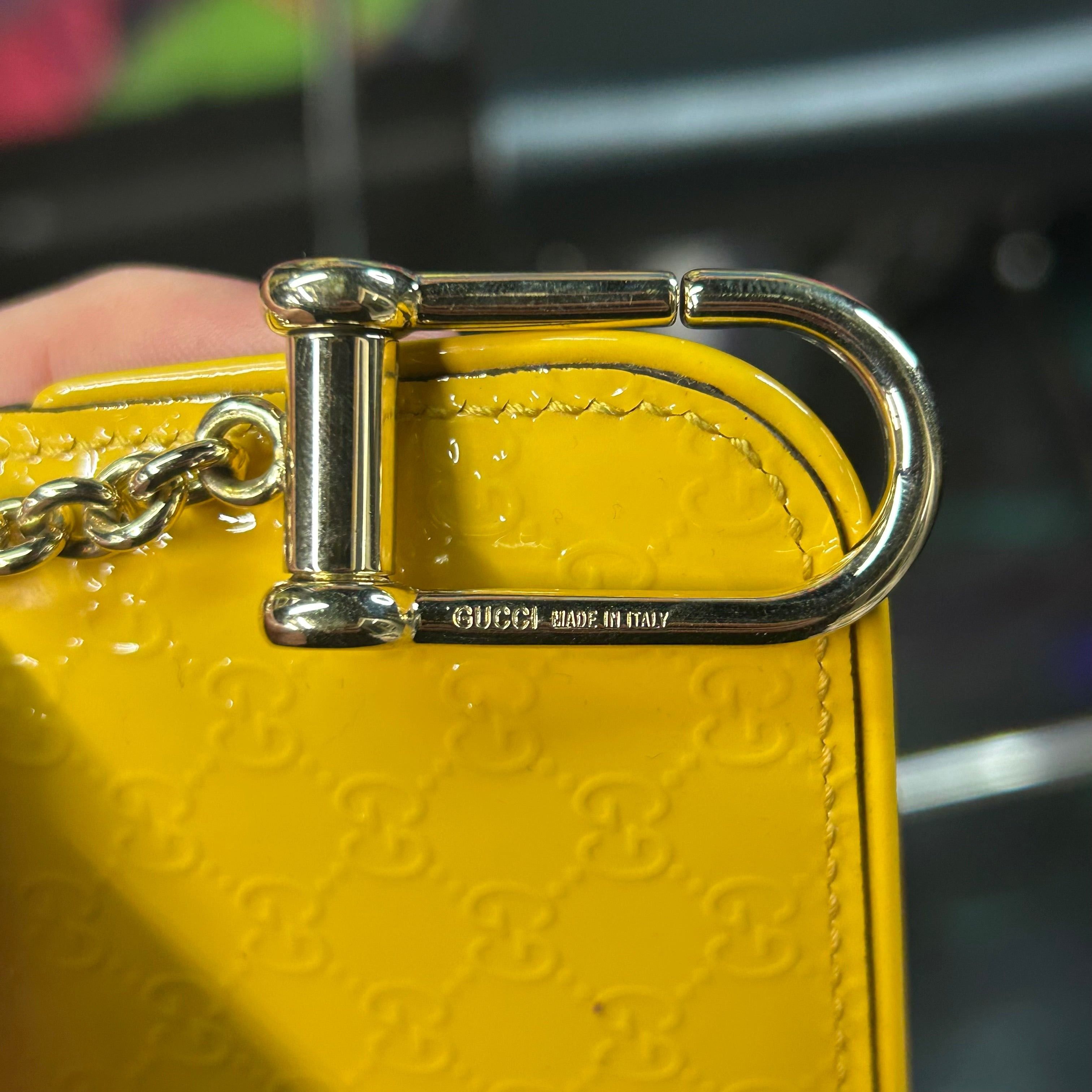 Gucci Gucci Sima Line Micro Guccissima Patent Leather Coin Case Size ONE SIZE - 4 Thumbnail