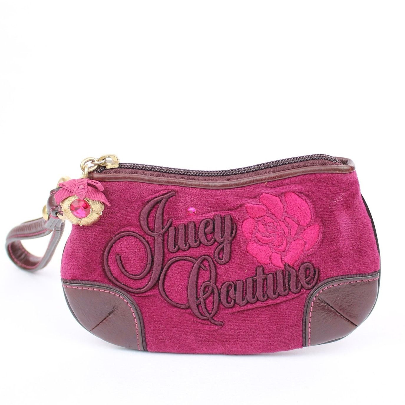 Juicy Couture Juicy Couture Y2K Vintage Suede Wristlet Size ONE SIZE - 1 Thumbnail