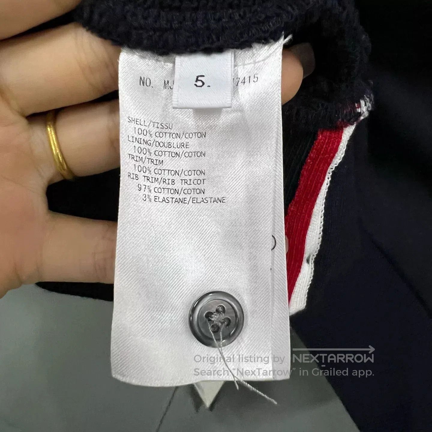 Thom Browne thom browne striped zip. Size US M / EU 48-50 / 2 - 4 Thumbnail