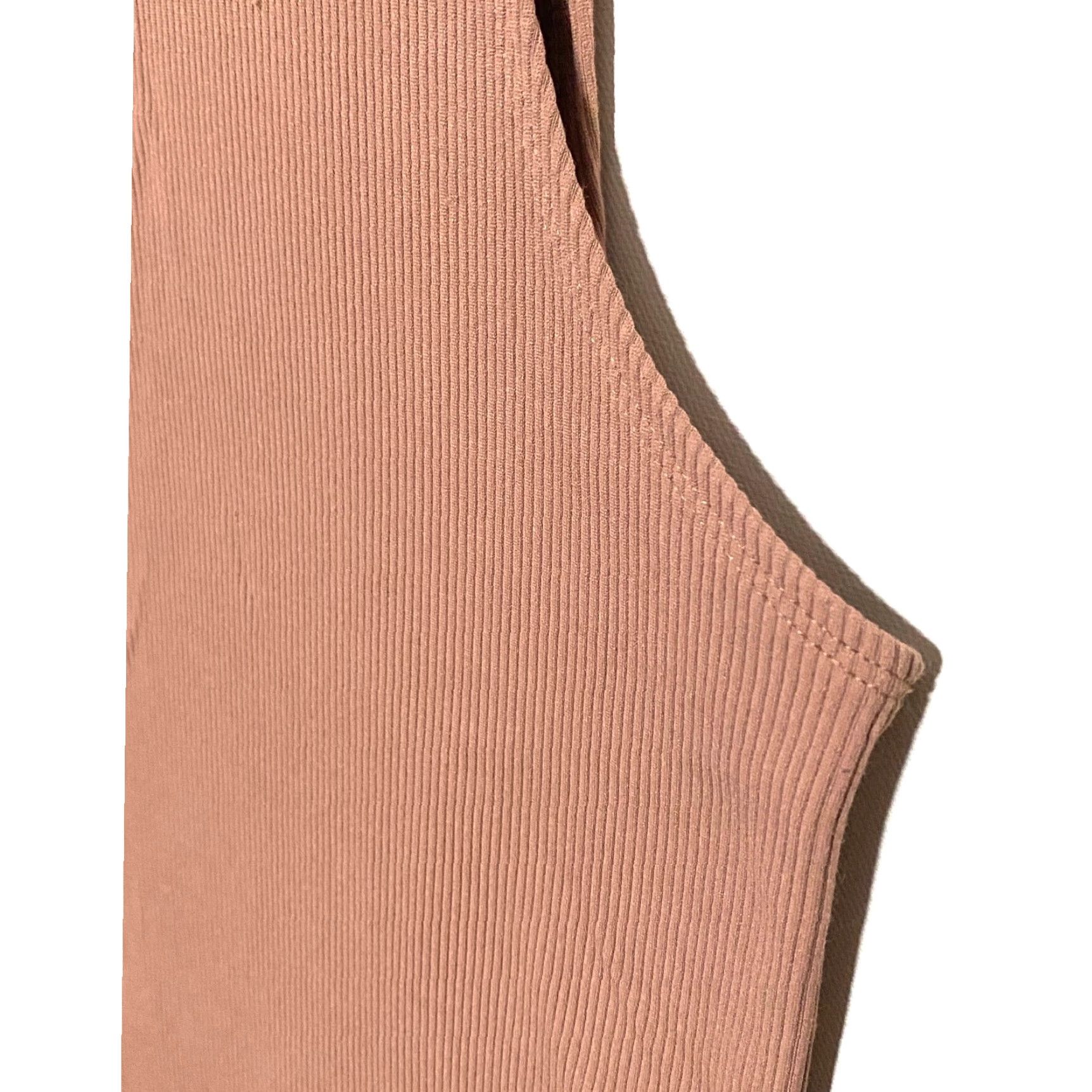 Abercrombie & Fitch Abercrombie & Fitch Sleeveless Mock Neck Ribbed Dress XL Pink Midi Womens Size XL / US 12-14 / IT 48-50 - 3 Thumbnail