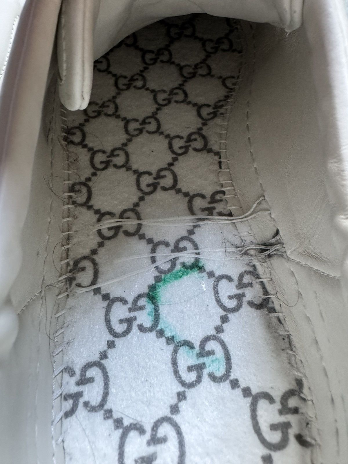 Gucci GUCCI NEW ACE PERF GG LOGO SNEAKER Size US 8.5 / EU 41-42 - 7 Thumbnail