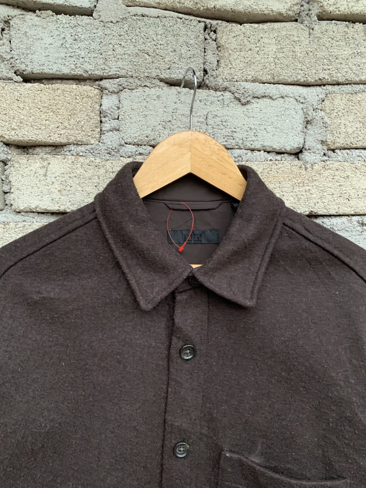 Uniqlo × Vintage Uniqlo Wool Flannel Jacket Size US L / EU 52-54 / 3 - 3 Thumbnail