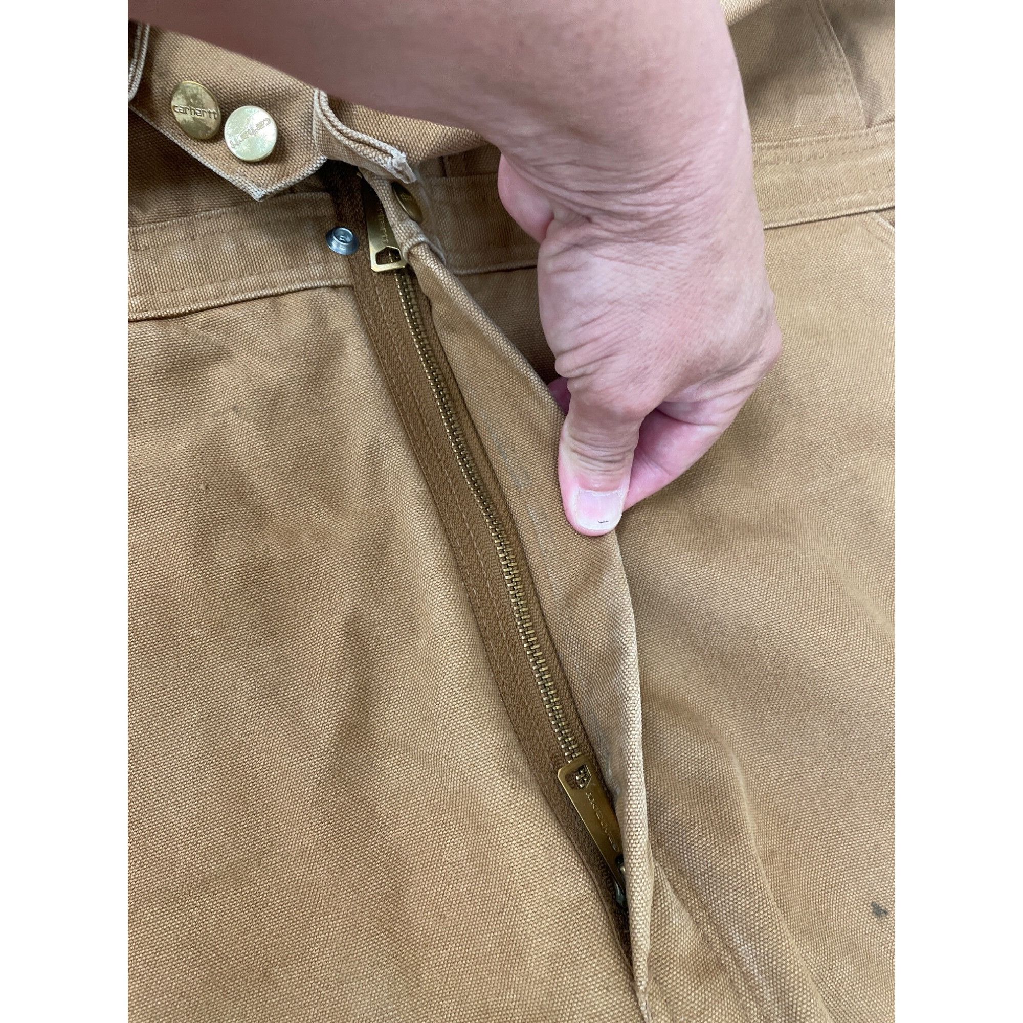 Carhartt Carhartt X01BRN Mens Tan Insulated Coveralls Size 50 S SKU 8 Size US M / EU 48-50 / 2 - 13 Thumbnail