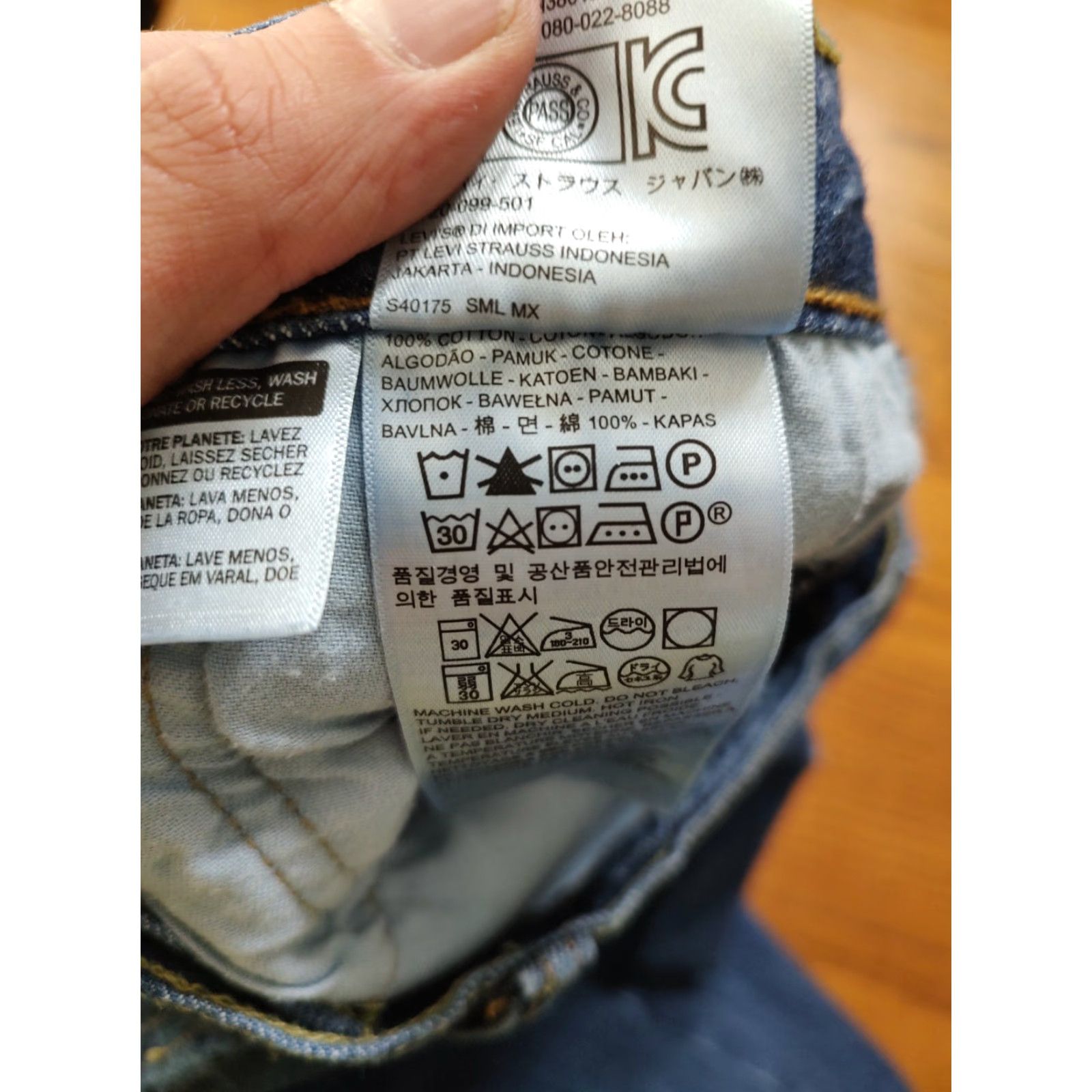 Levi's Levi's 501 Jeans Straight 32x31 Button Fly Blue Denim Western Cowboy Men's Regular Jeans Size US 32 / EU 48 - 7 Thumbnail