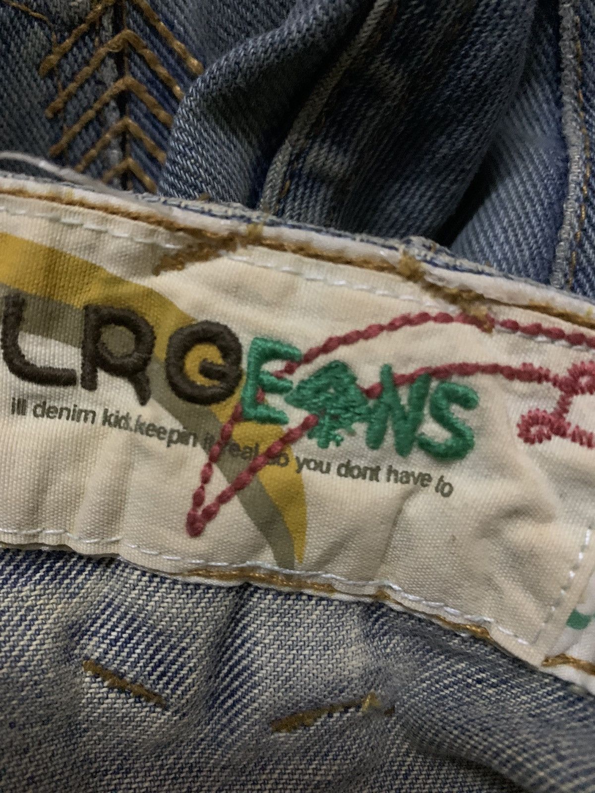Japanese Brand × LRG × Vintage Vintage Japanese Lrg Art Denim Size US 31 - 11 Thumbnail