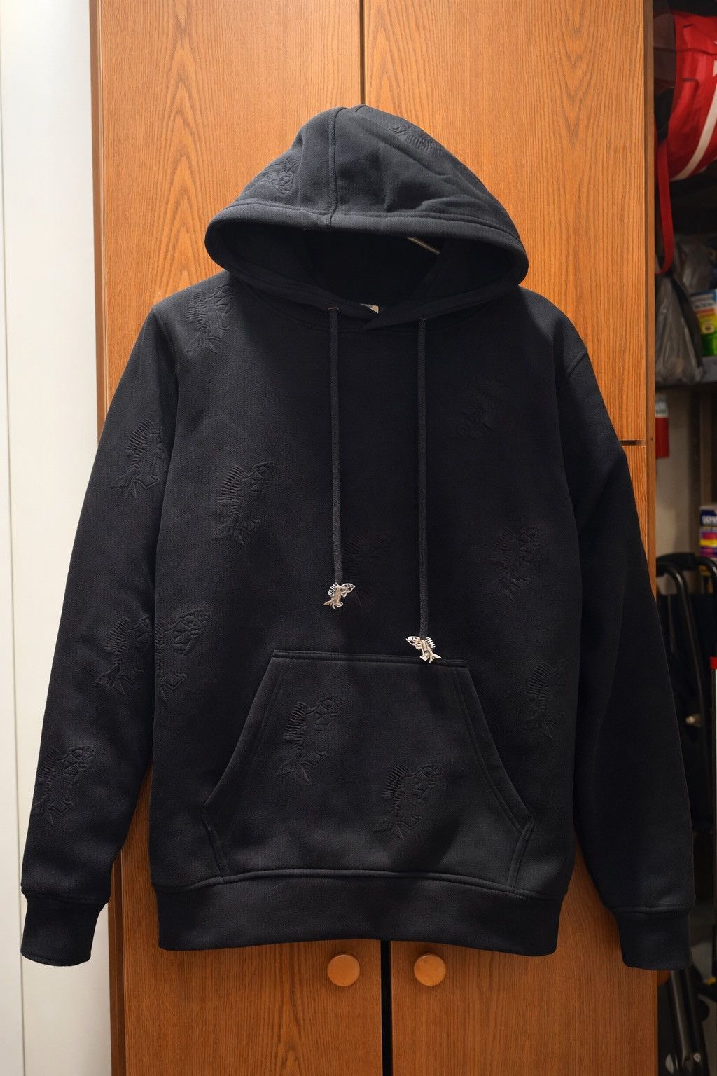 Rare Fishing for Scale embroidered hoodie.