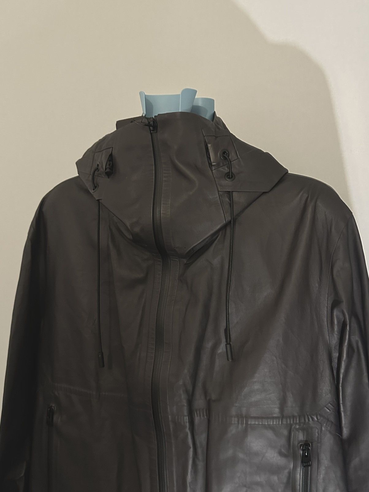 Bottega Veneta Bottega Veneta 100% Leather Parka Size US L / EU 52-54 / 3 - 3 Thumbnail