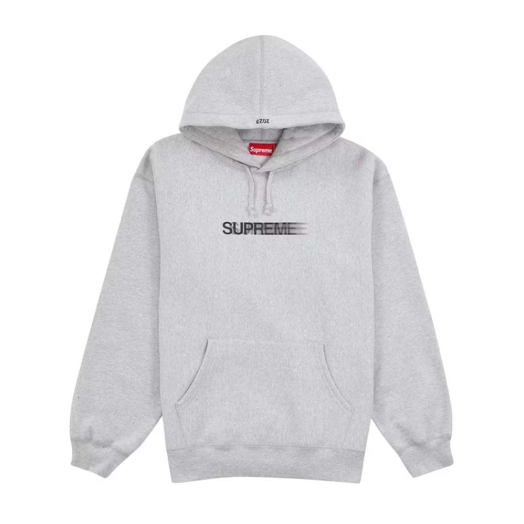 Supreme Motion Logo Hoodie Heather Grey Size US L / EU 52-54 / 3 - 1 Thumbnail