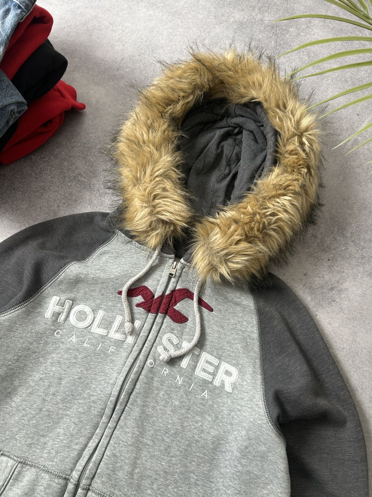 Hollister Hollister x If six was nine faux fur zip-hoodies mens grey Size US S / EU 44-46 / 1 - 4 Thumbnail
