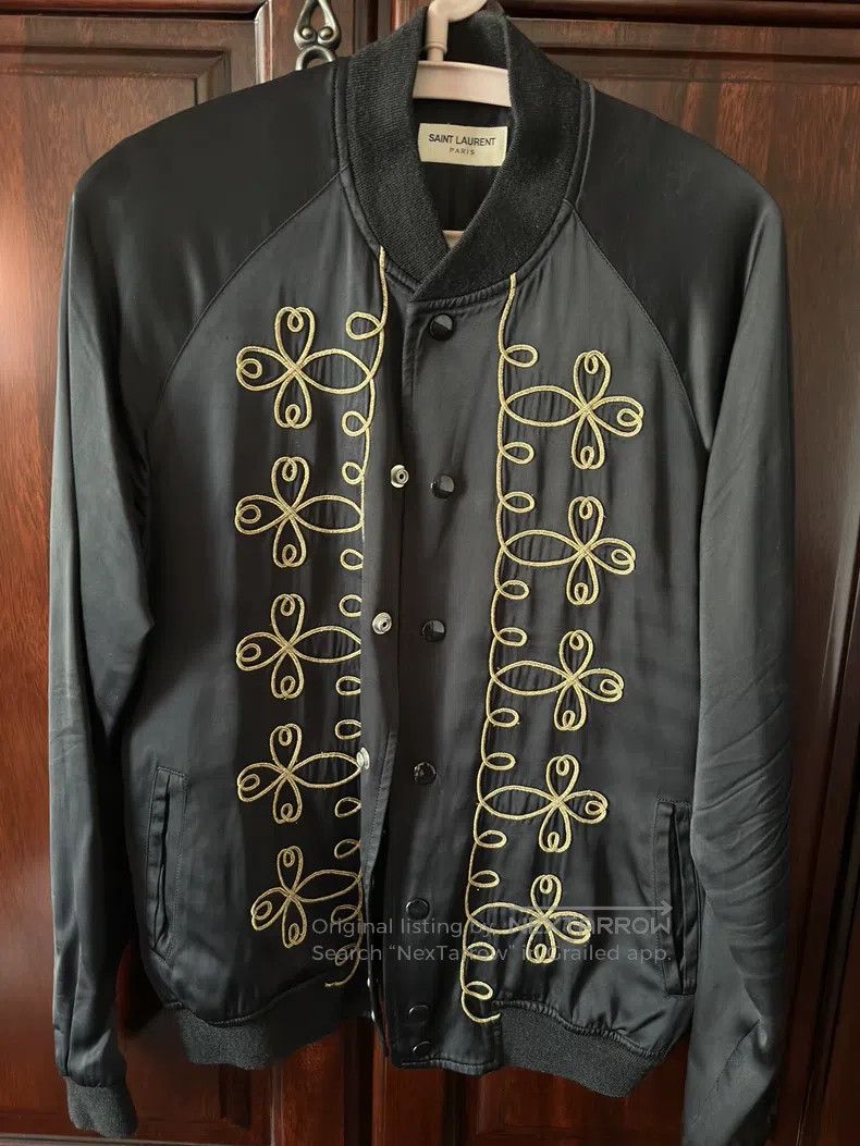 Saint Laurent Paris Saint Laurent Paris Gold Thread Court Jacket Size US L / EU 52-54 / 3 - 1 Thumbnail