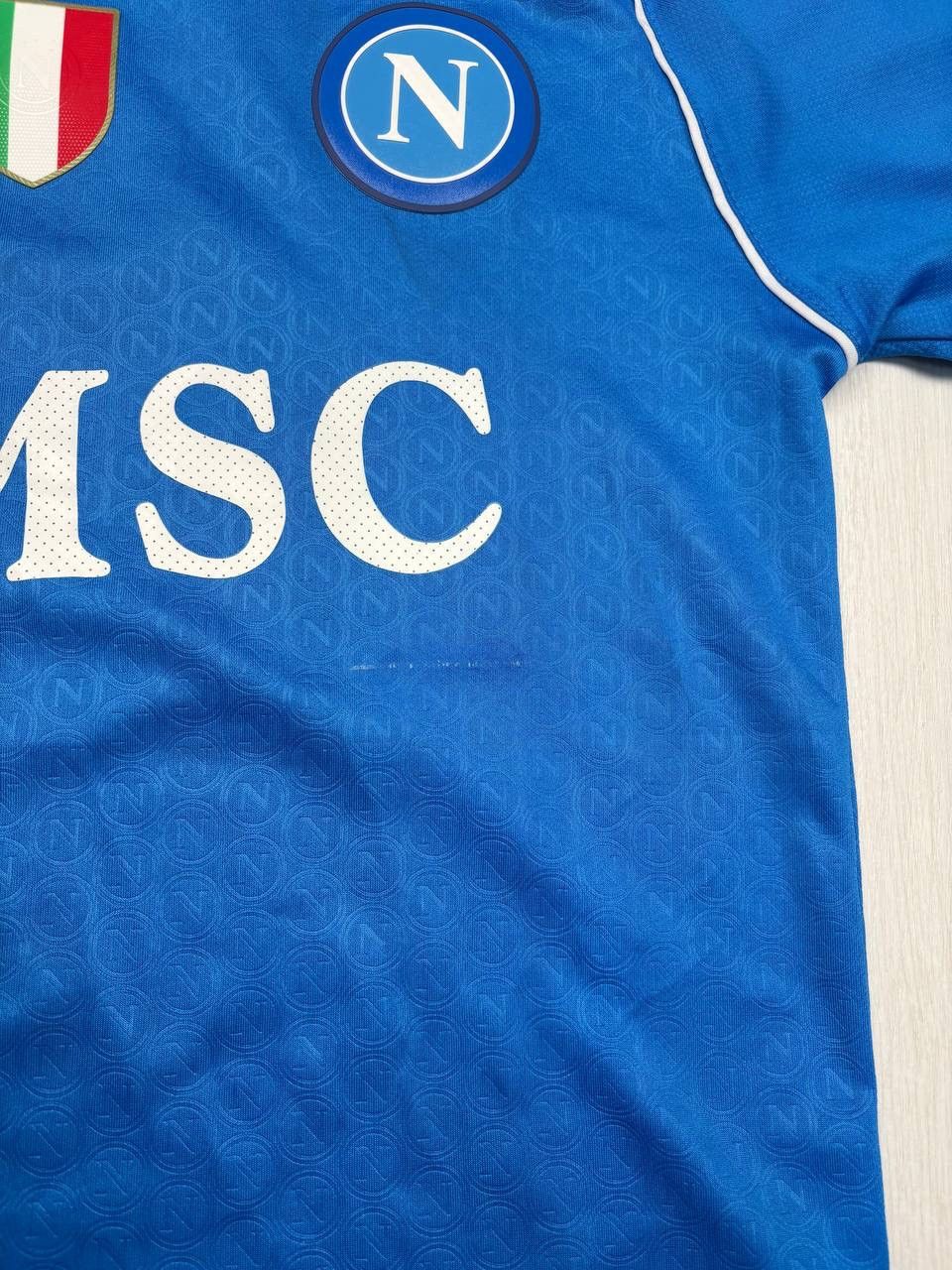 Emporio Armani EA7/SSC Napoli 2021 2022 Away Football Shirt Soccer Jersey Size US S / EU 44-46 / 1 - 4 Thumbnail