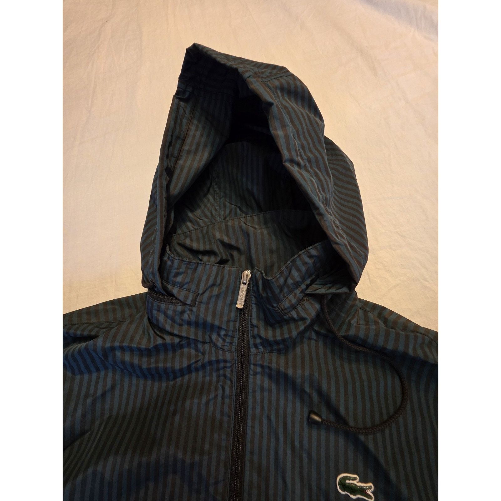 Lacoste Vintage Lacoste Live windbreaker jacket dark green Men's Size US L / EU 52-54 / 3 - 6 Thumbnail