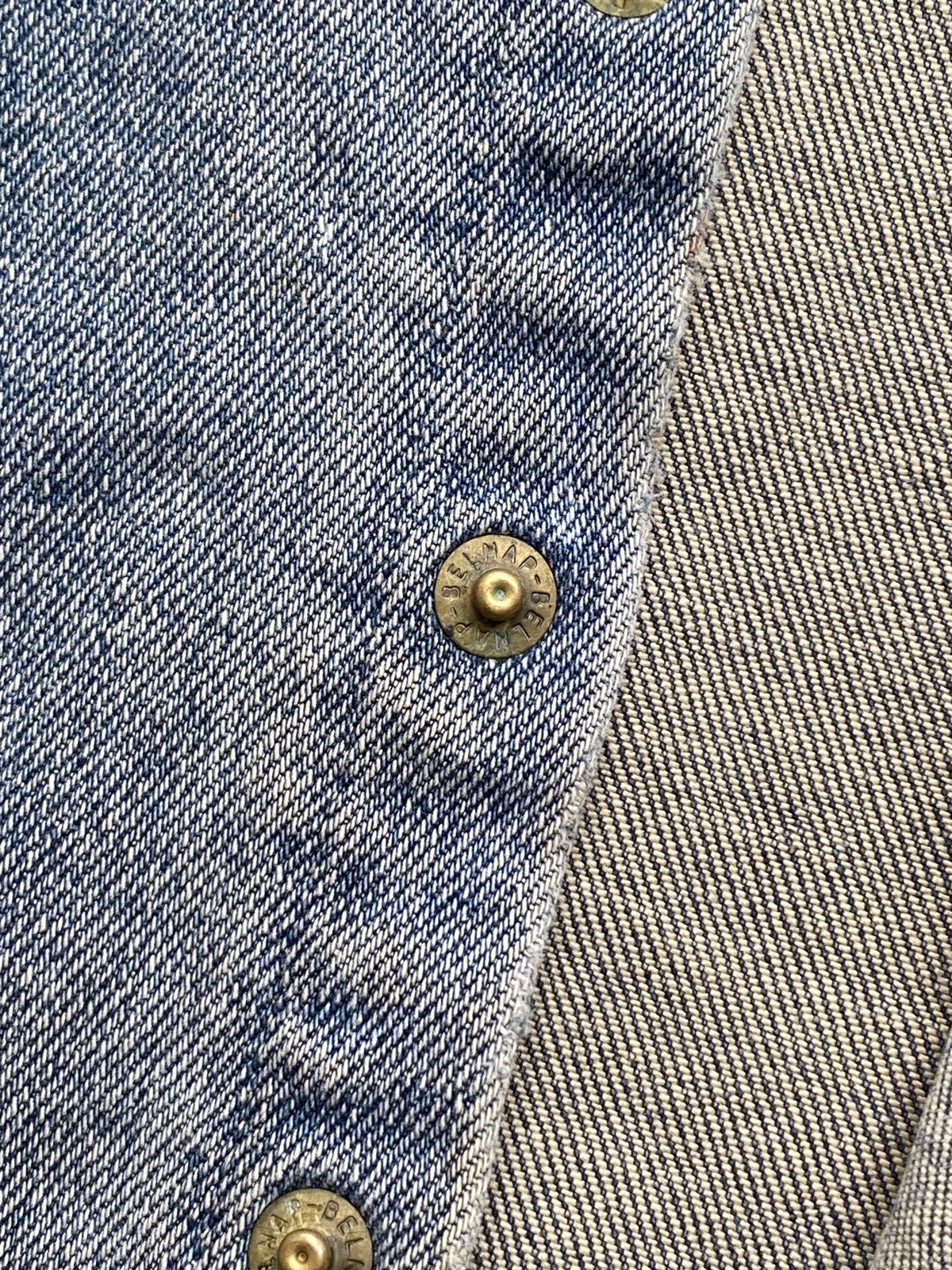 If Six Was Nine 2000s Distressed Led Rechwe LGB Style Denim Shirt Size US M / EU 48-50 / 2 - 6 Thumbnail