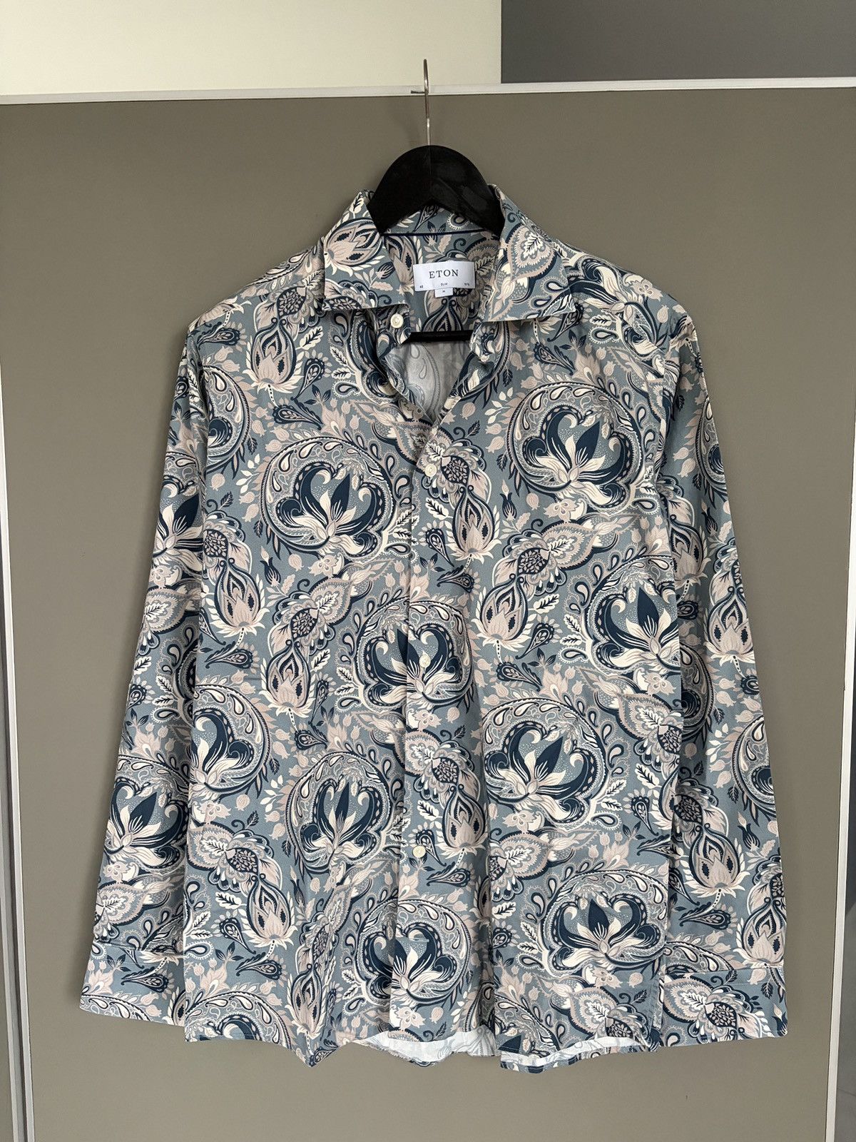 Eton ETON Paisley Classic Casual Shirt Slim Size US M / EU 48-50 / 2 - 2 Thumbnail