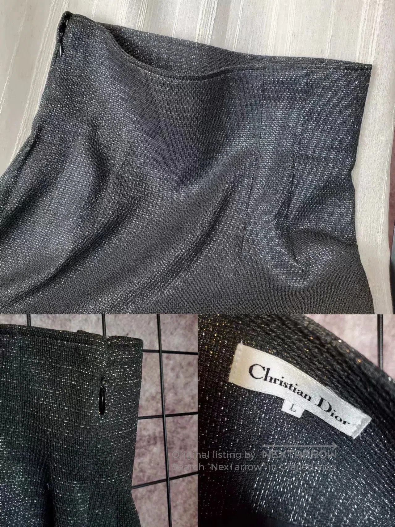 Dior dior high-end shimmering half skirt. Size US 27 - 4 Thumbnail