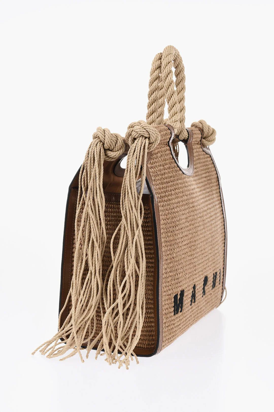 Marni og1mm0326 Size: OS / Raffia Handbag in Beige Size ONE SIZE - 2 Thumbnail