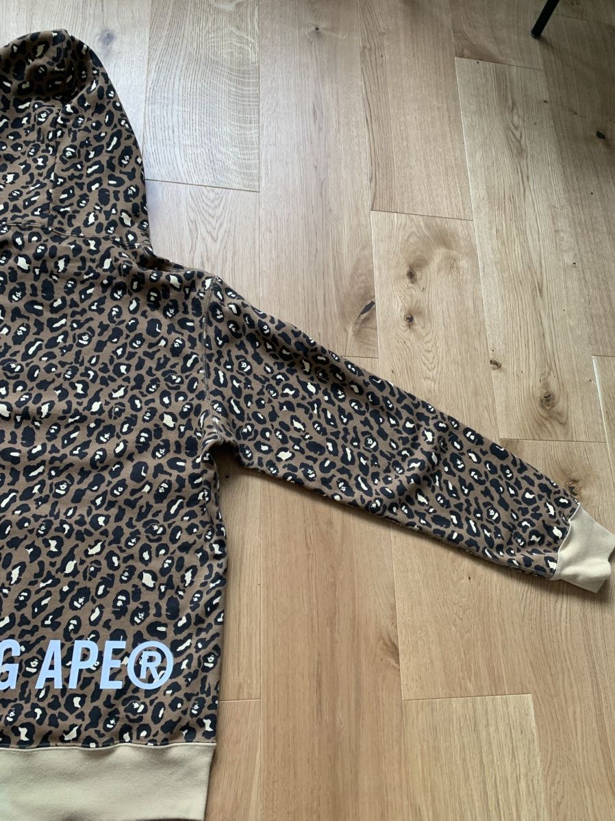Bape Bape Leopard Hoodie Size US XL / EU 56 / 4 - 5 Thumbnail