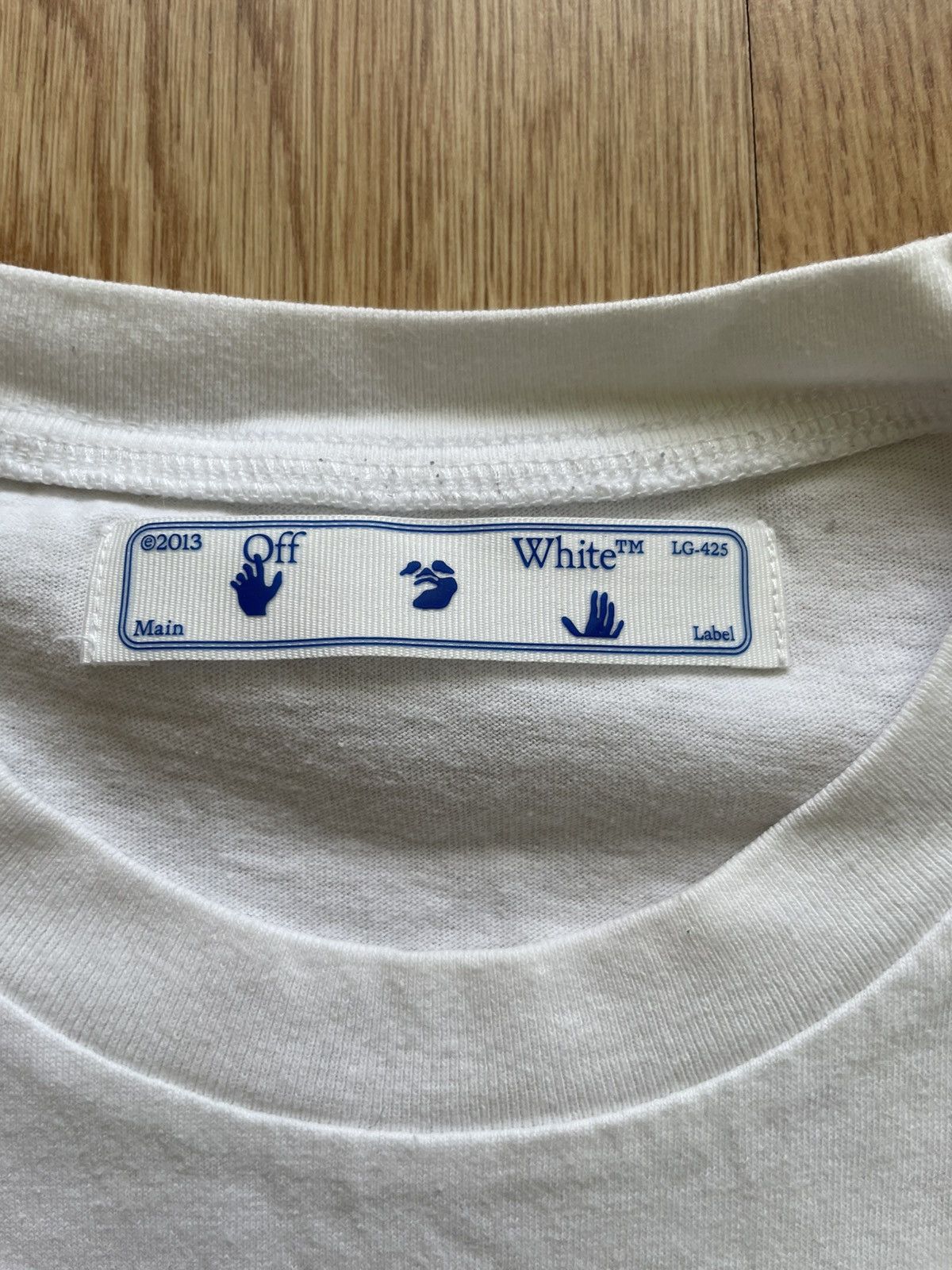 Off-White × Virgil Abloh Off-White White T-Shirt Size US M / EU 48-50 / 2 - 6 Thumbnail