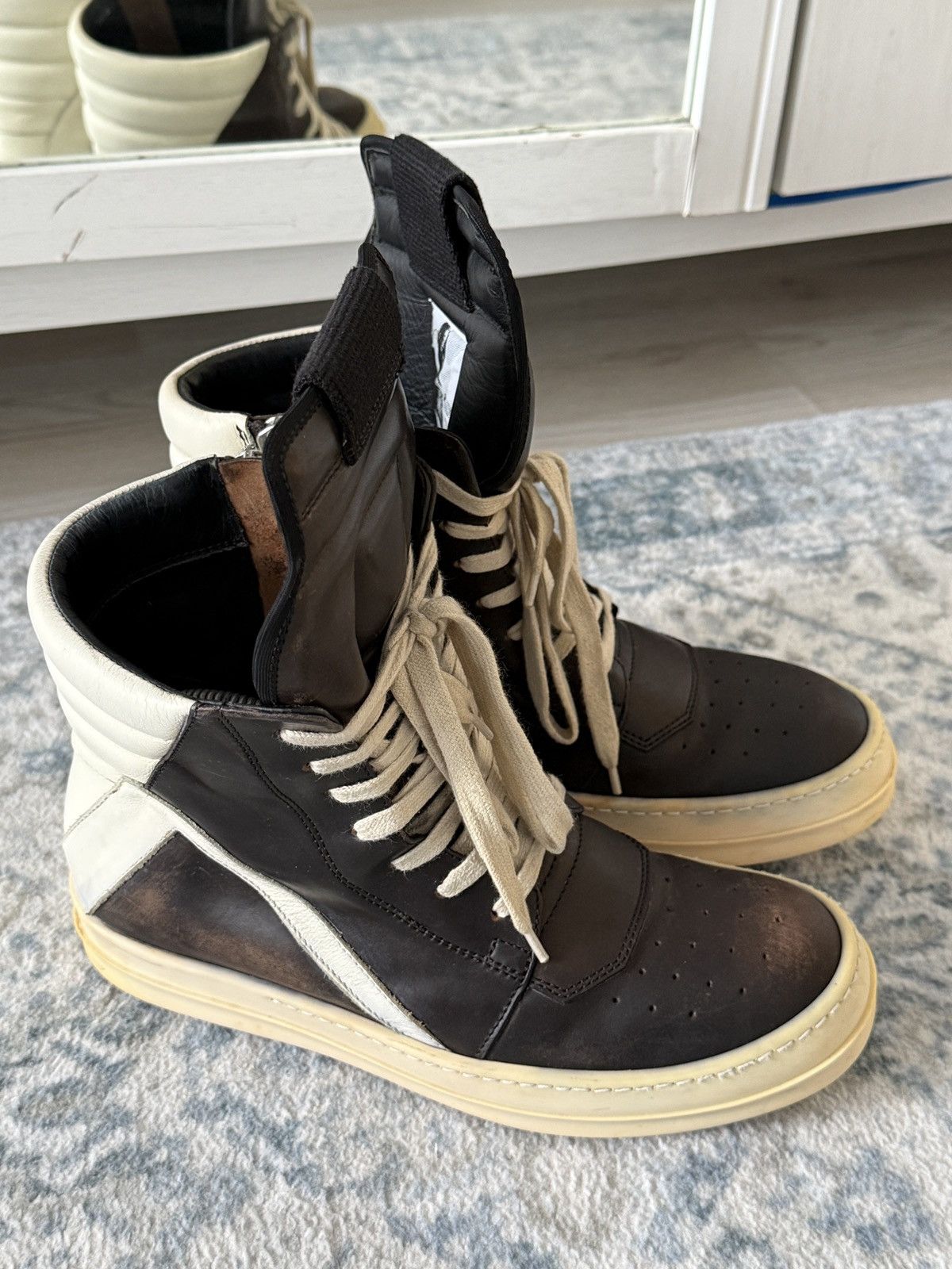Rick Owens Rick Owens Geobasket SS2016 Size US 7 / EU 40 - 4 Thumbnail