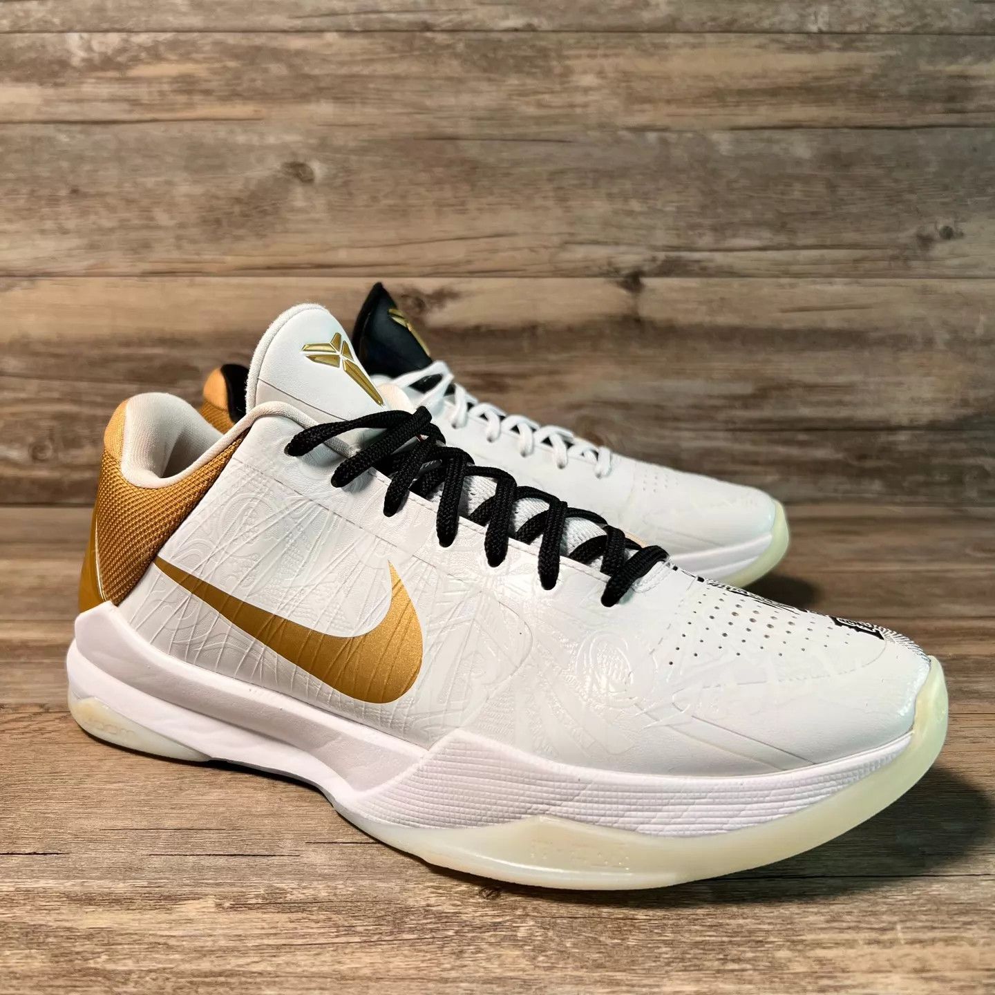 Nike Nike Zoom Kobe 5 Big Stage Black/Gold 43 Size US 10 / EU 43 - 2 Thumbnail