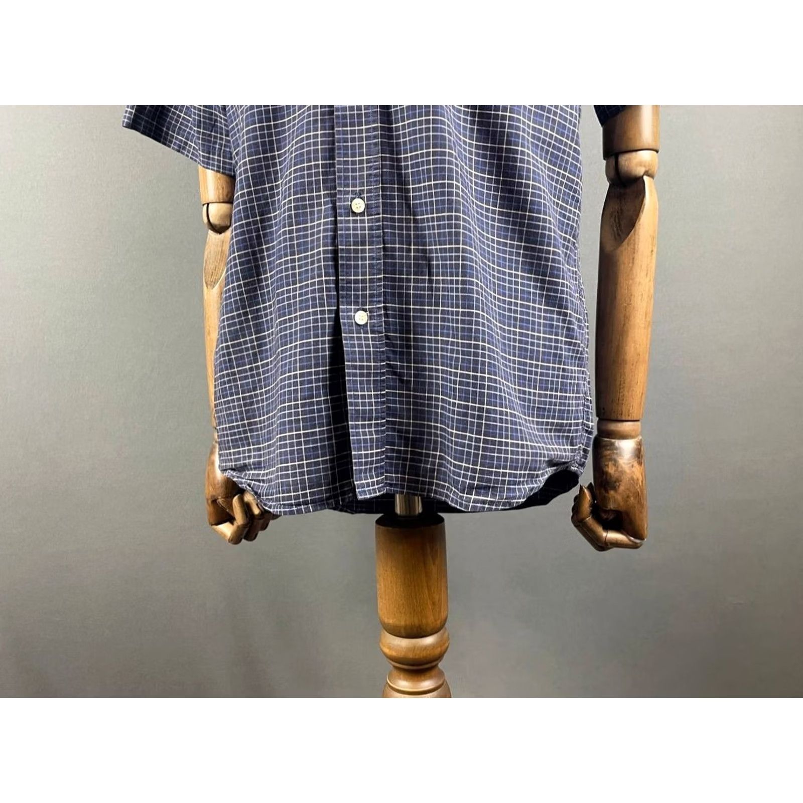 Lacoste U.S. BUYERS: PLEASE NOTE Lacoste Mens Button Down Shirt Size 40 Black Plaid Cotton Short Sleeve Classic Size US L / EU 52-54 / 3 - 7 Thumbnail