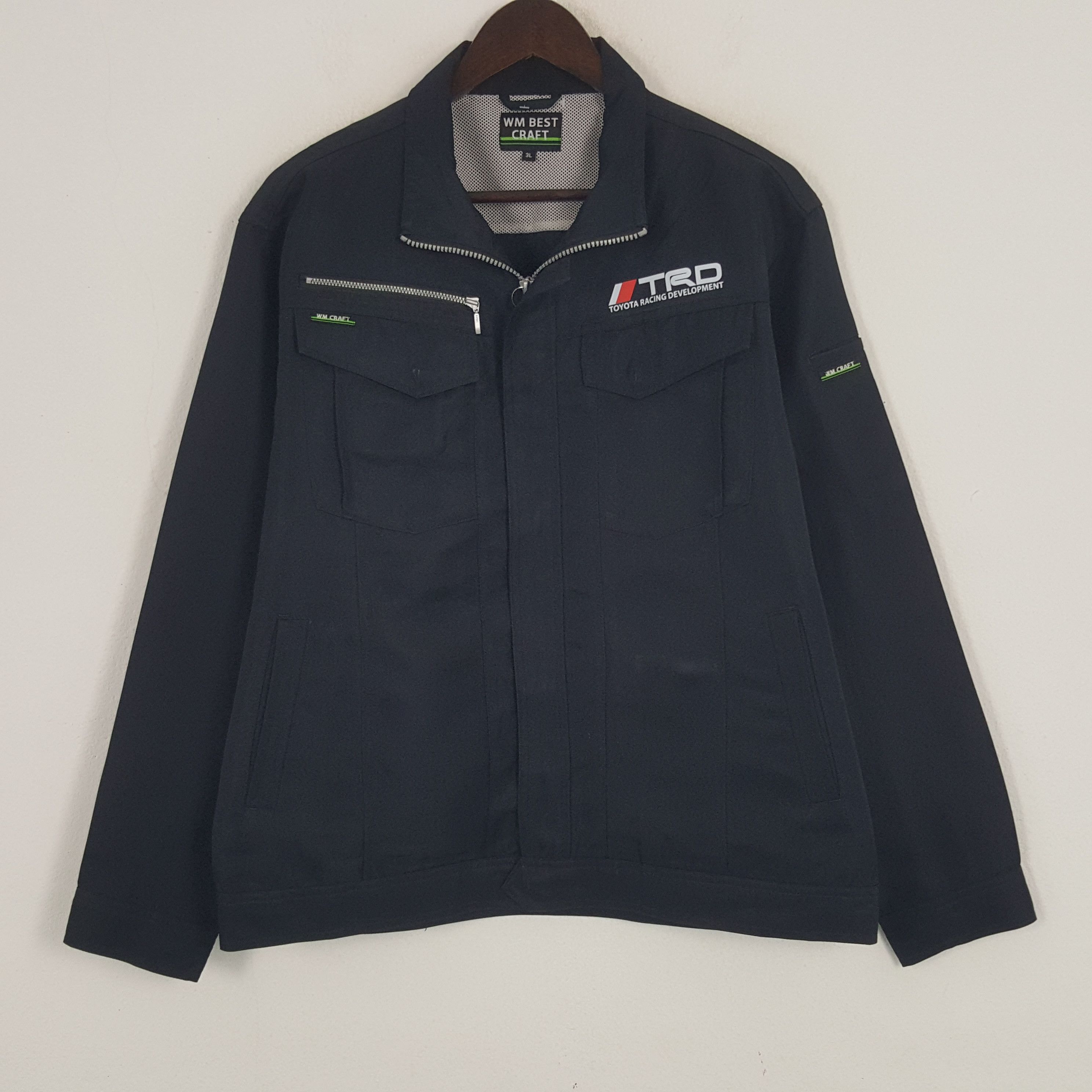 Vintage Vintage Toyota Racing Development Custom Art Worker Jacket Size US L / EU 52-54 / 3 - 3 Thumbnail