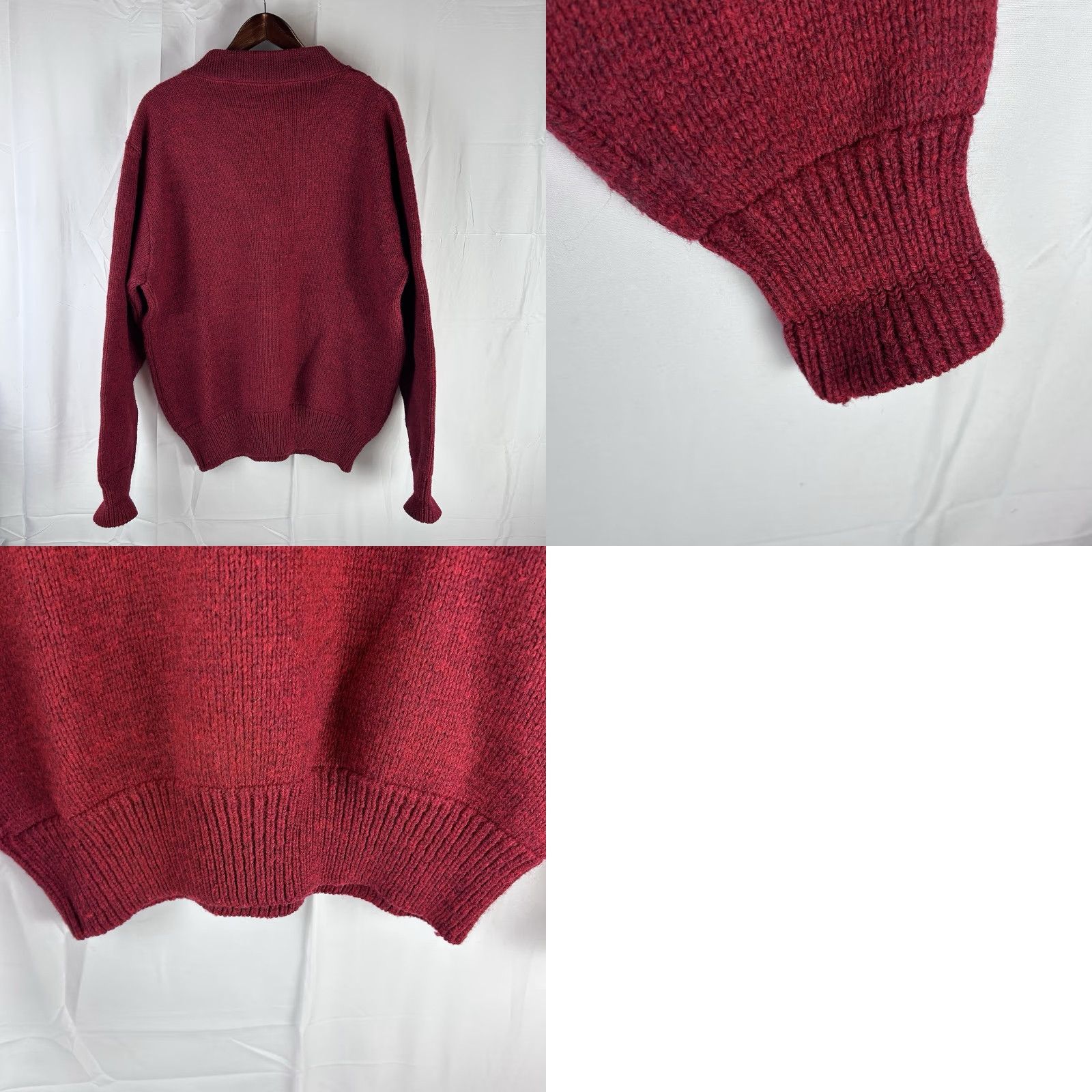 Vintage VINTAGE Remington Sweater Men’s XL Windstopper Wool Orlon Red Chest Vtg 5 Button Pullover Crew Neck Long Sleeve Knit Solid USA 90s Mens Size US XL / EU 56 / 4 - 8 Thumbnail
