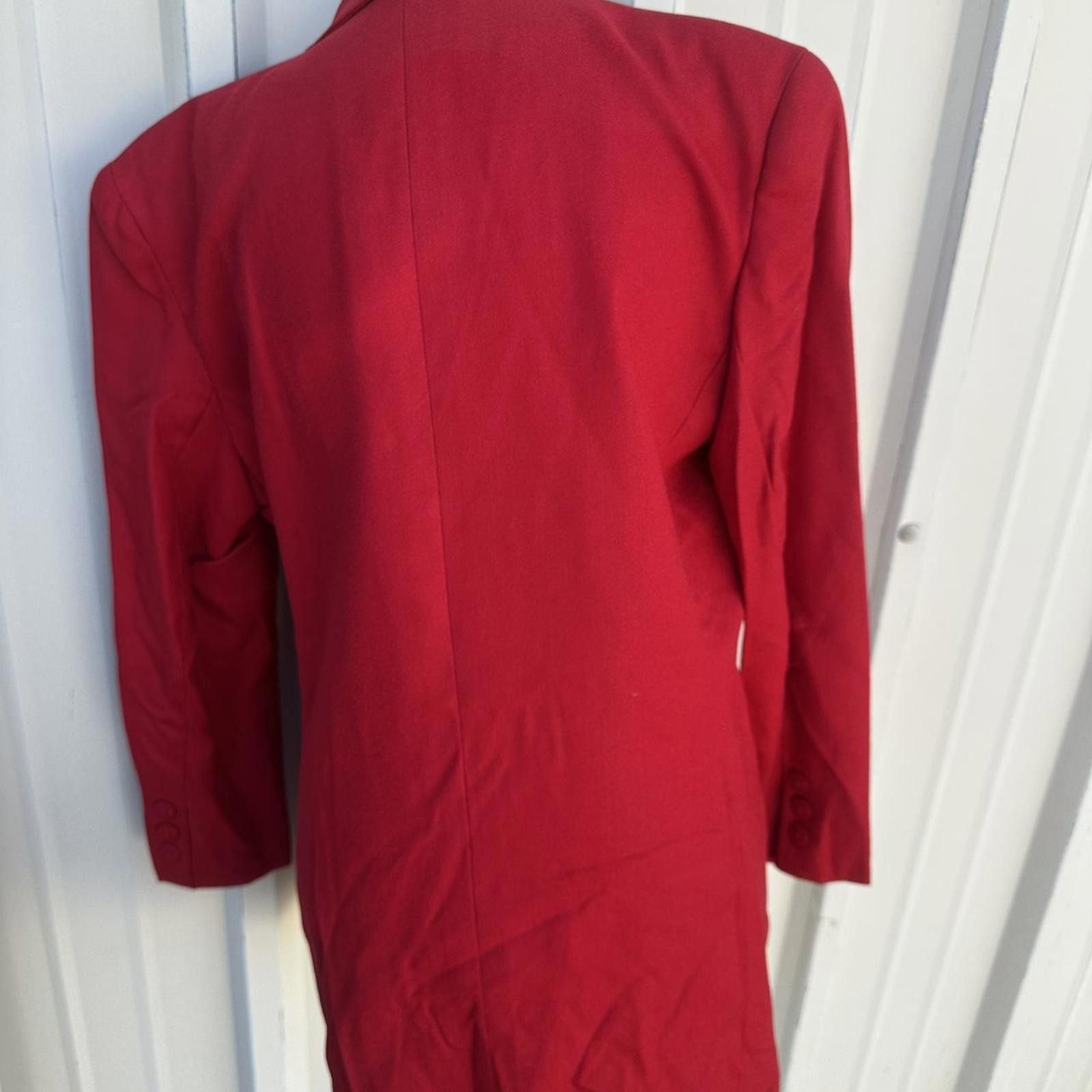 Other Red blazer vintage Size L / US 10 / IT 46 - 4 Thumbnail