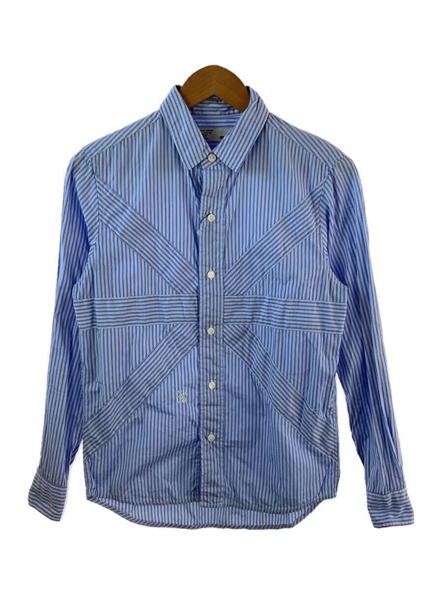 Neighborhood NEIGHBORHOOD ◆ Long Sleeve Shirt Blue Stripe Size US L / EU 52-54 / 3 - 1 Thumbnail