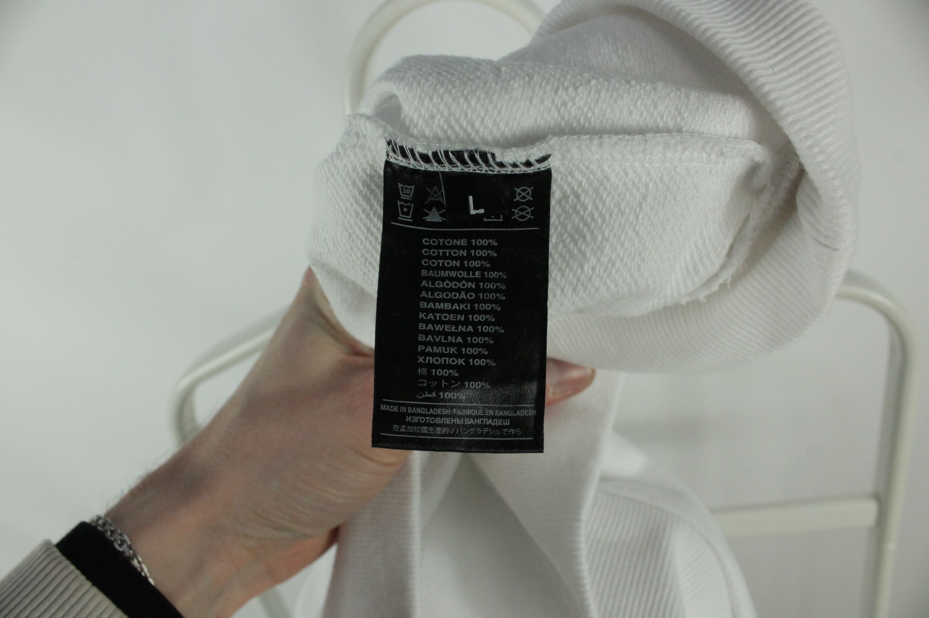 John Richmond John Richmond JR White Sweatshirt Men's Size US L / EU 52-54 / 3 - 7 Thumbnail
