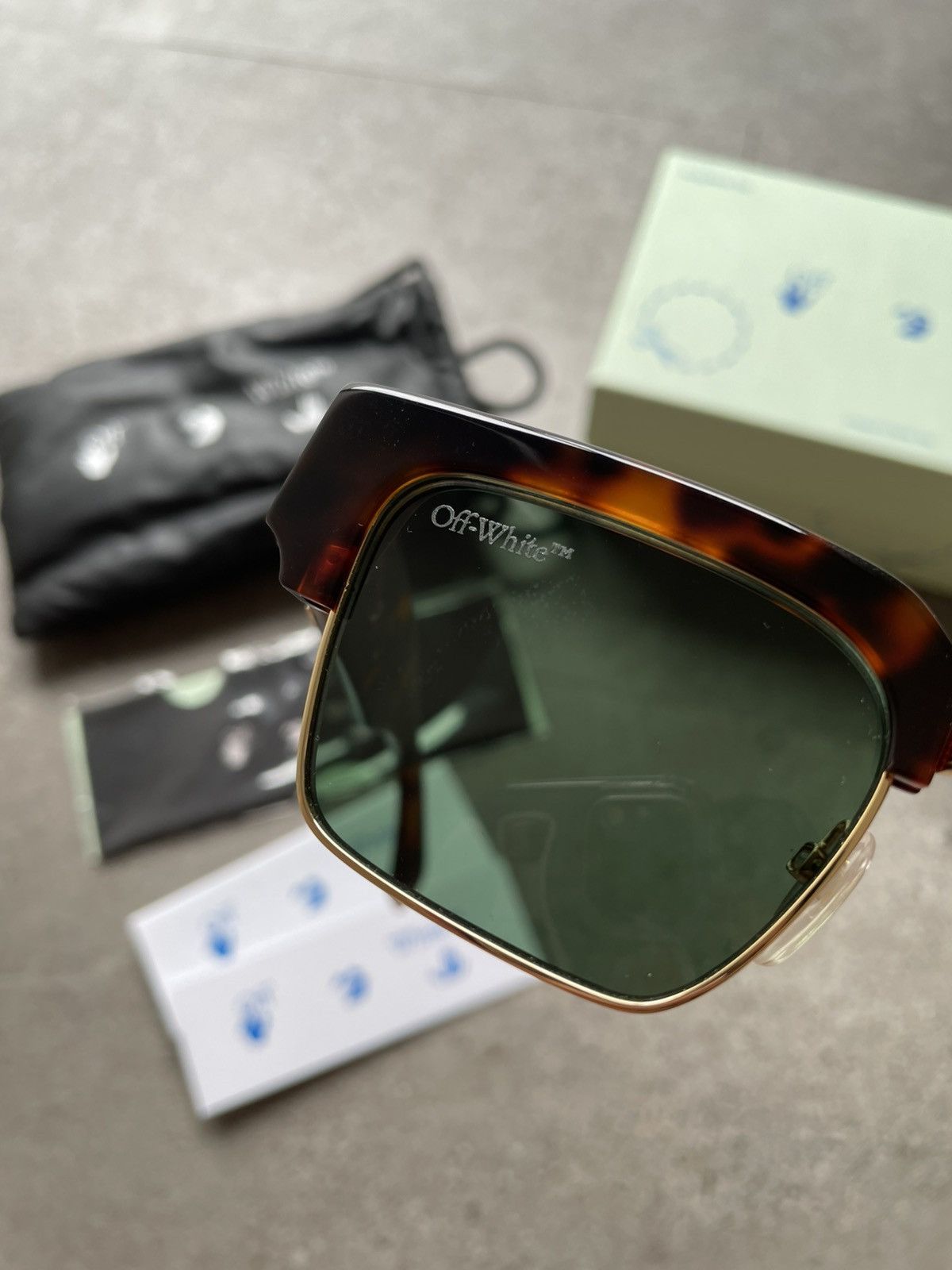 Off-White OFF WHITE Washington 055 Havana Sunglasses Size ONE SIZE - 9 Thumbnail