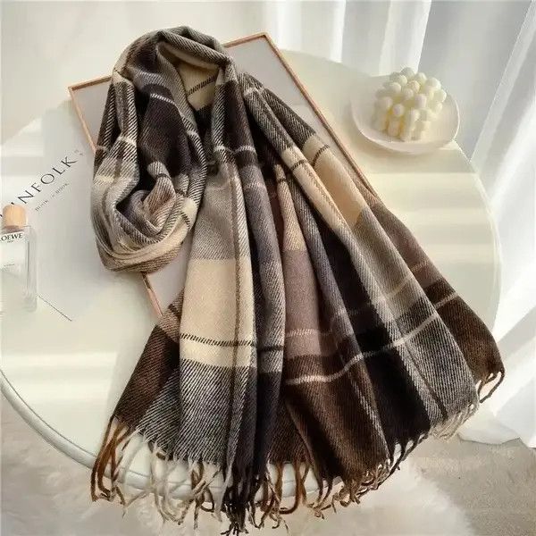 Designer × Japanese Brand Scarf Women Cashmere Winter Size ONE SIZE - 1 Thumbnail
