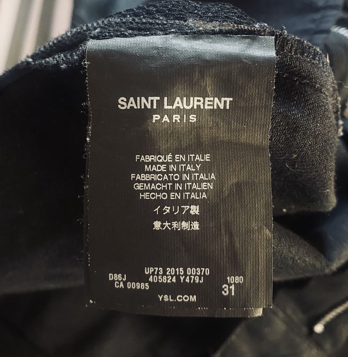 Hedi Slimane × Saint Laurent Paris × Yves Saint Laurent D05 SPIDER CRASH Size US 31 - 7 Thumbnail