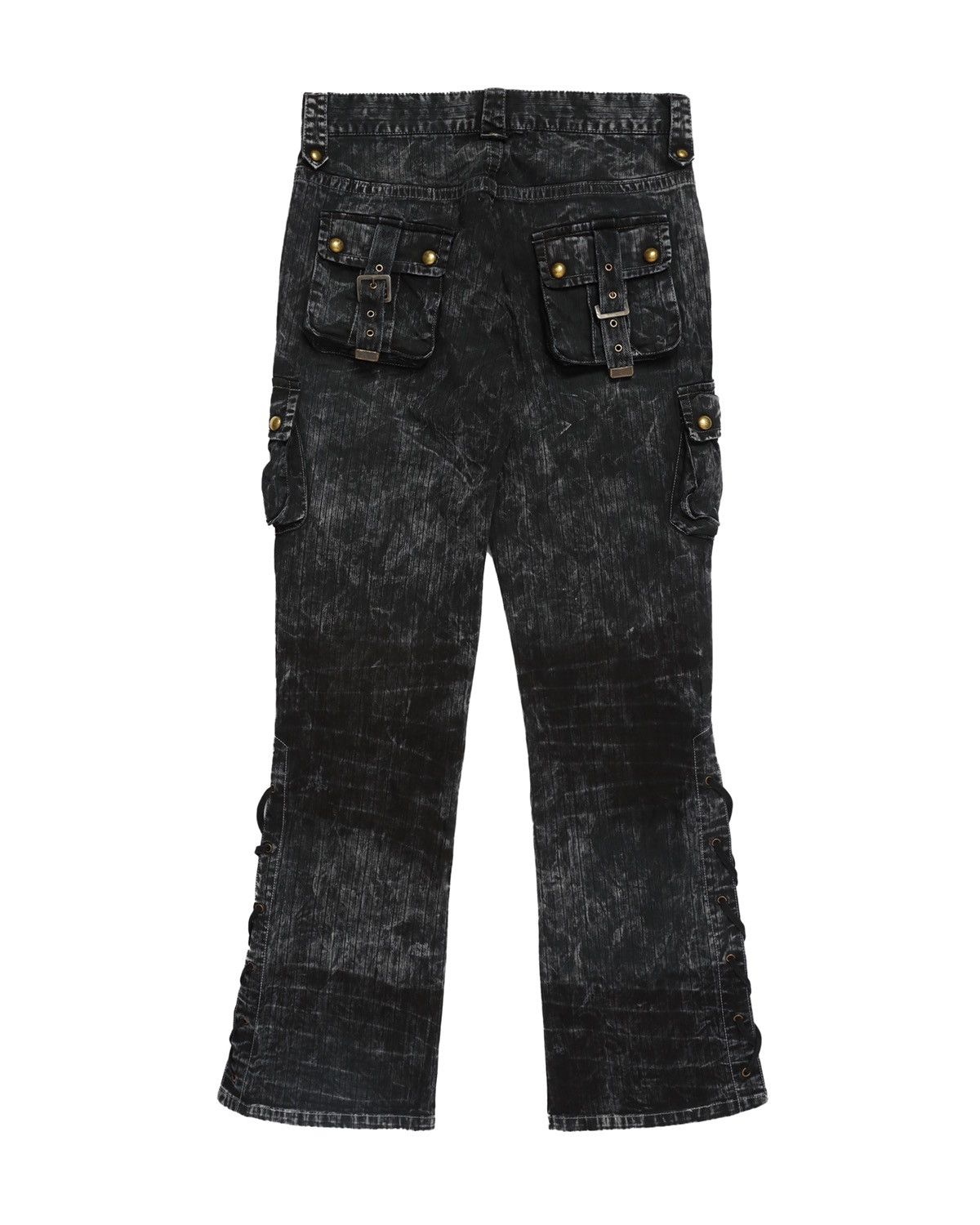 Japanese Brand × PPFM × Tete Homme SEMANTIC DESIGN whiskered flare cargo pants Size US 29 - 2 Thumbnail