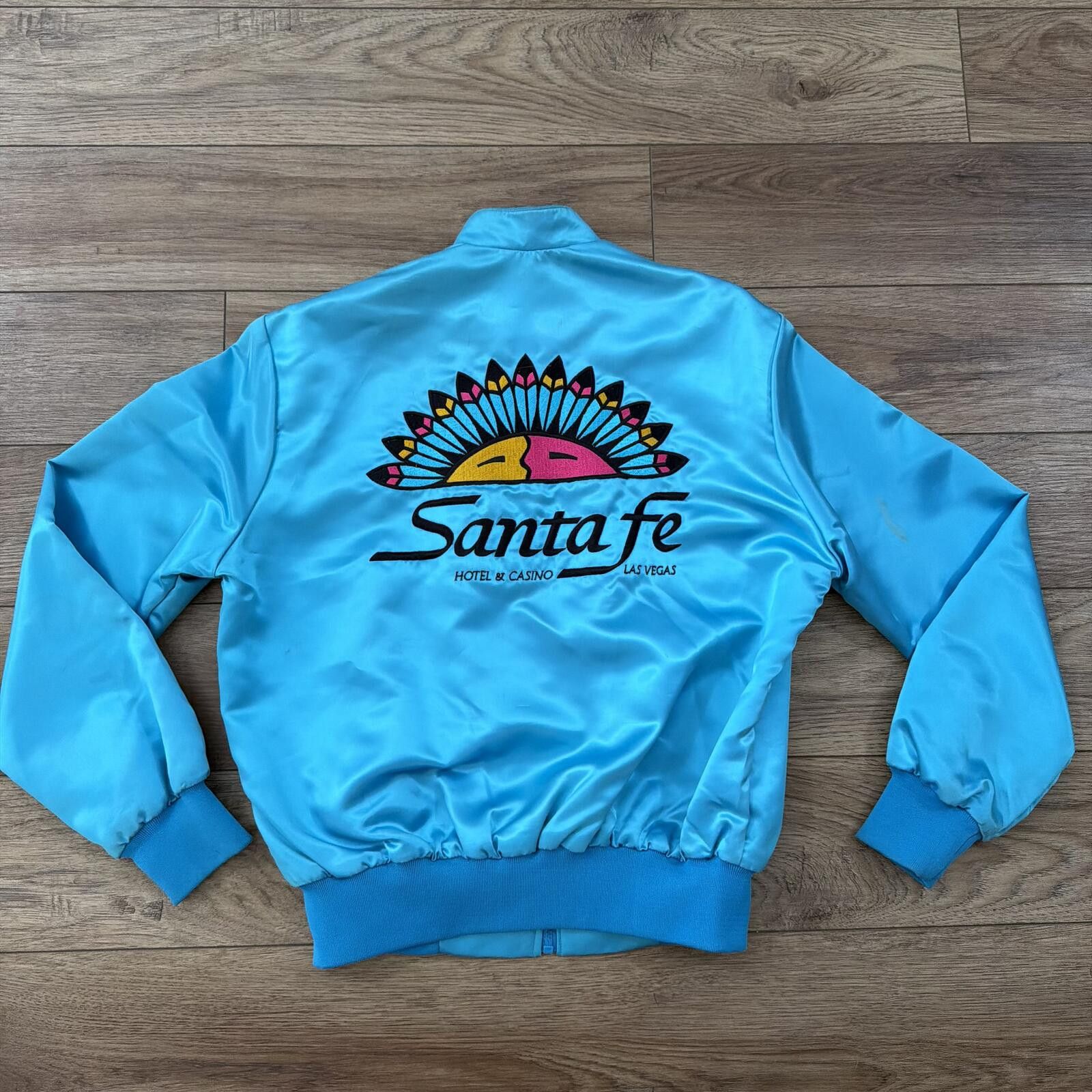 Other Vintage Las Vegas Santa Fe Hotel & Casino Turquoise Jacket Size US S / EU 44-46 / 1 - 1 Thumbnail