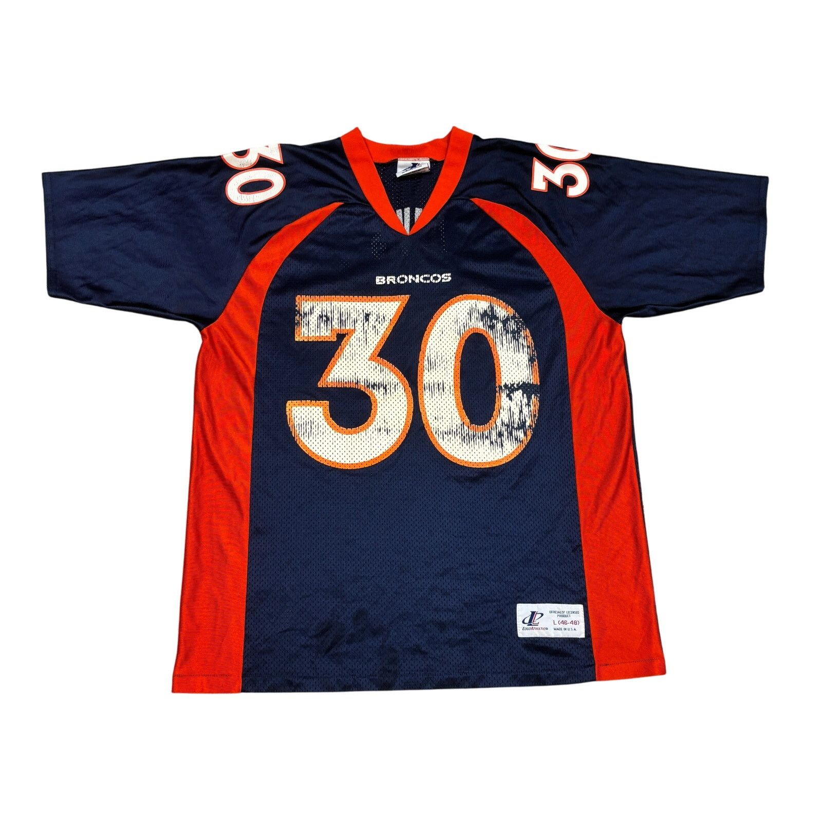 Logo Athletic × NFL × Vintage Vintage Logo Athletic Denver Broncos Davis 30 NFL Jersey L Size US L / EU 52-54 / 3 - 1 Thumbnail