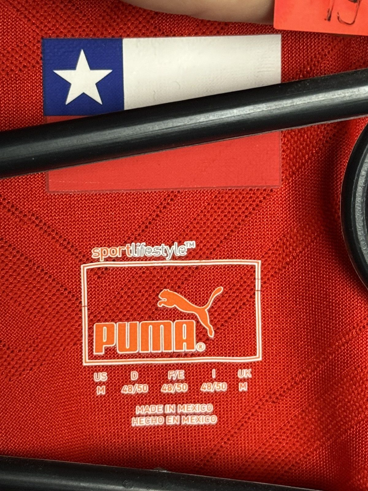 Puma Chile 12/14 Home Diaz Match Issue Football Long Sleeve Shirt Size US M / EU 48-50 / 2 - 8 Thumbnail