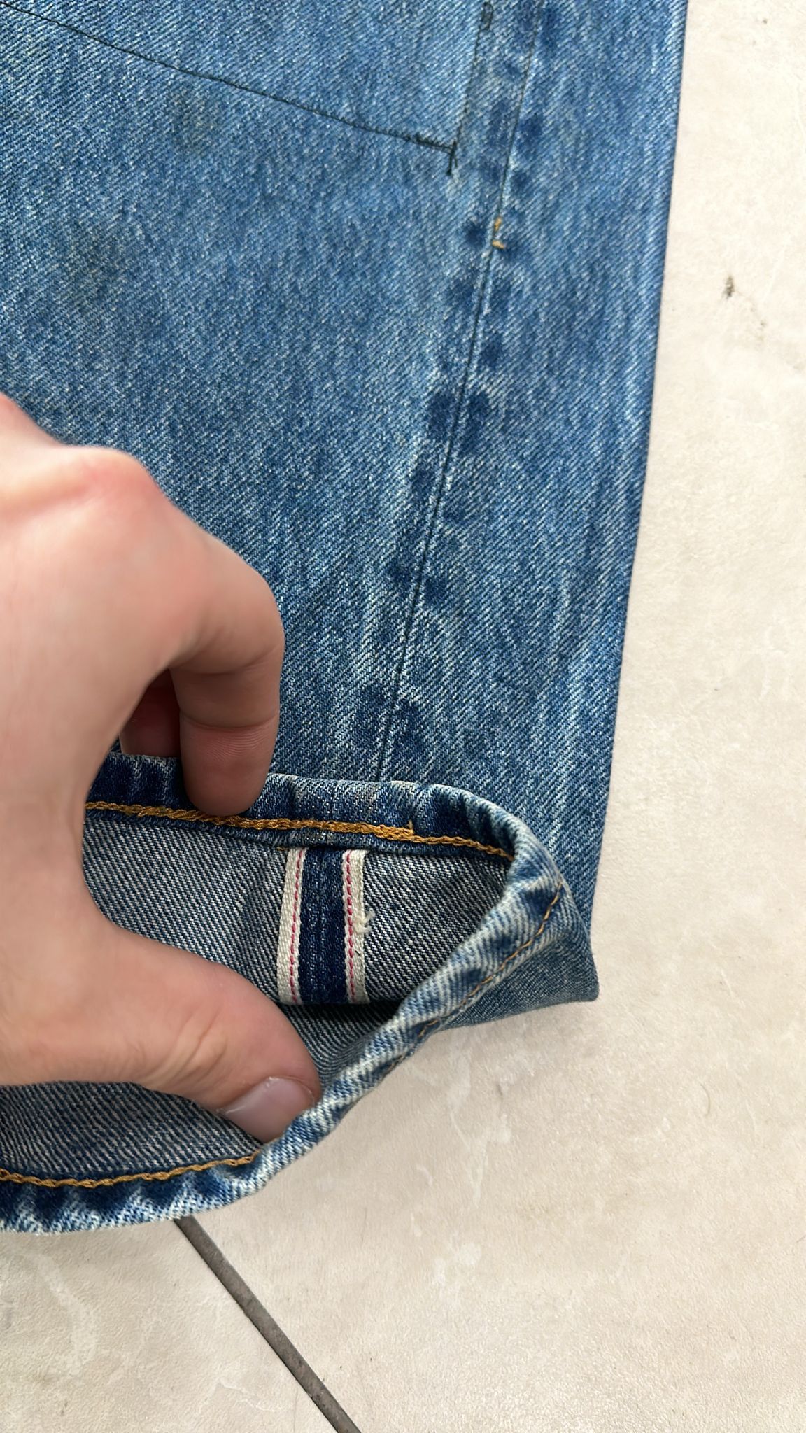 Levi's Vintage Clothing LVC Levi's Vintage Clothing 1947 501XX BigE Selvedge Jeans Size US 28 / EU 44 - 5 Thumbnail