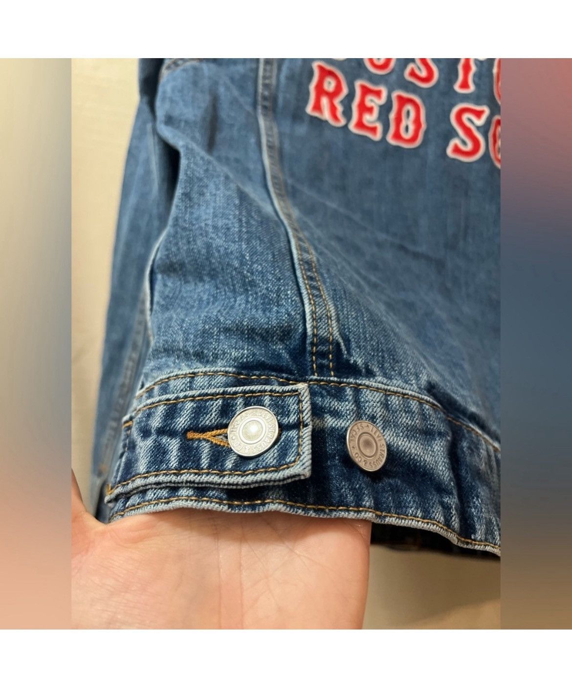 Levi's Levis boston red socks womens jacket size small Size S / US 4 / IT 40 - 8 Thumbnail