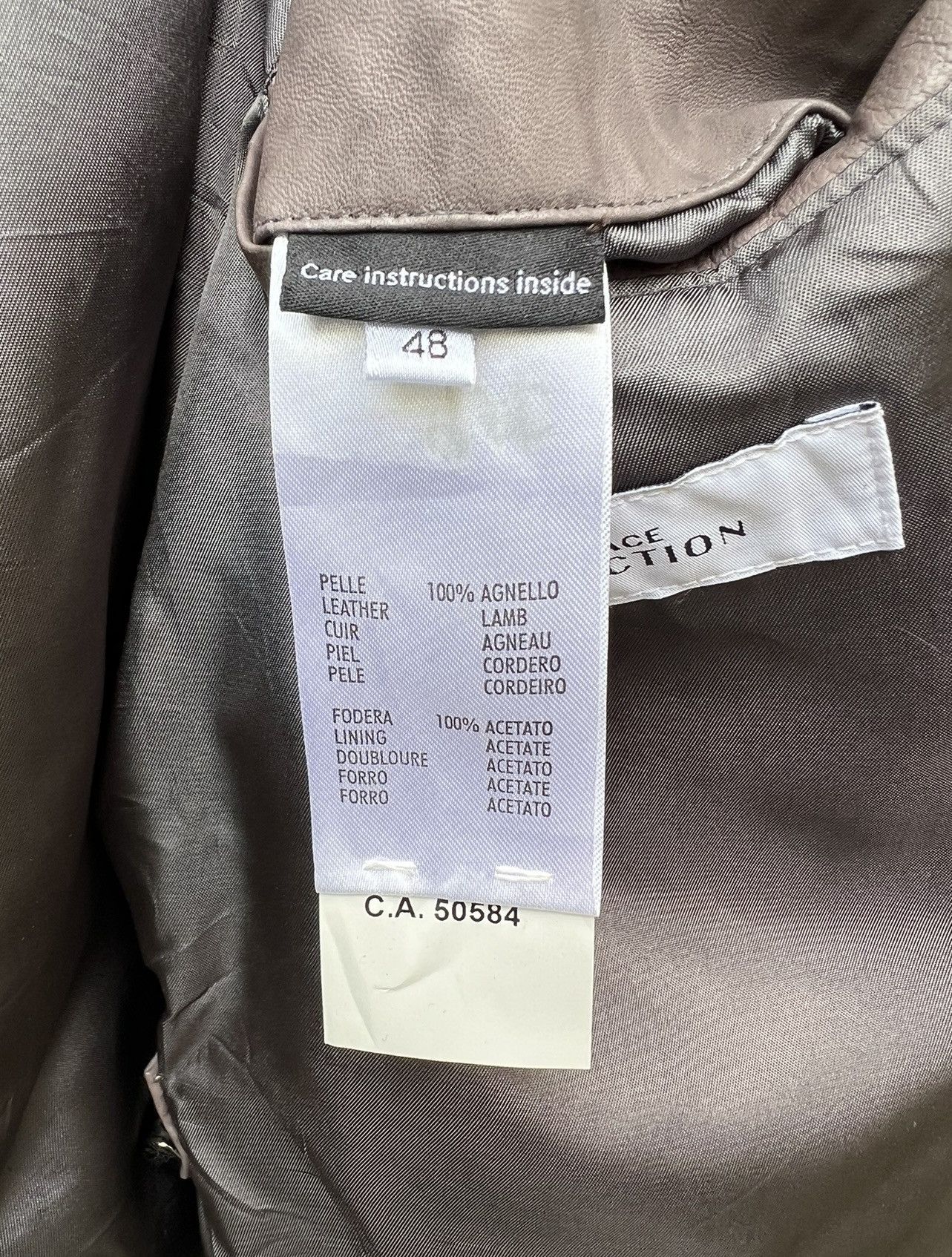 Versace Versace Collection Dirty Patina Lamb Leather Jacket Size US M / EU 48-50 / 2 - 23 Thumbnail