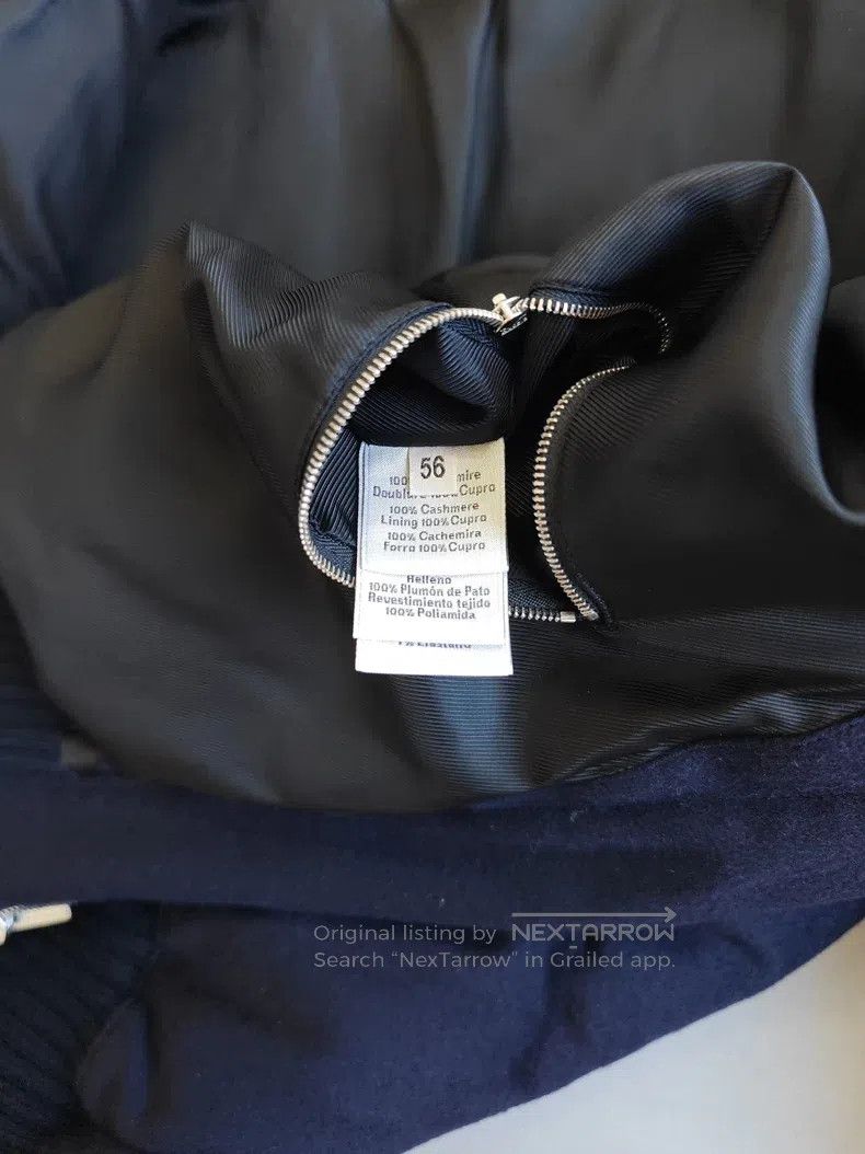 Hermes Hermes Men's cashmere down jacket with 100% cashmere shell Size US XL / EU 56 / 4 - 5 Thumbnail