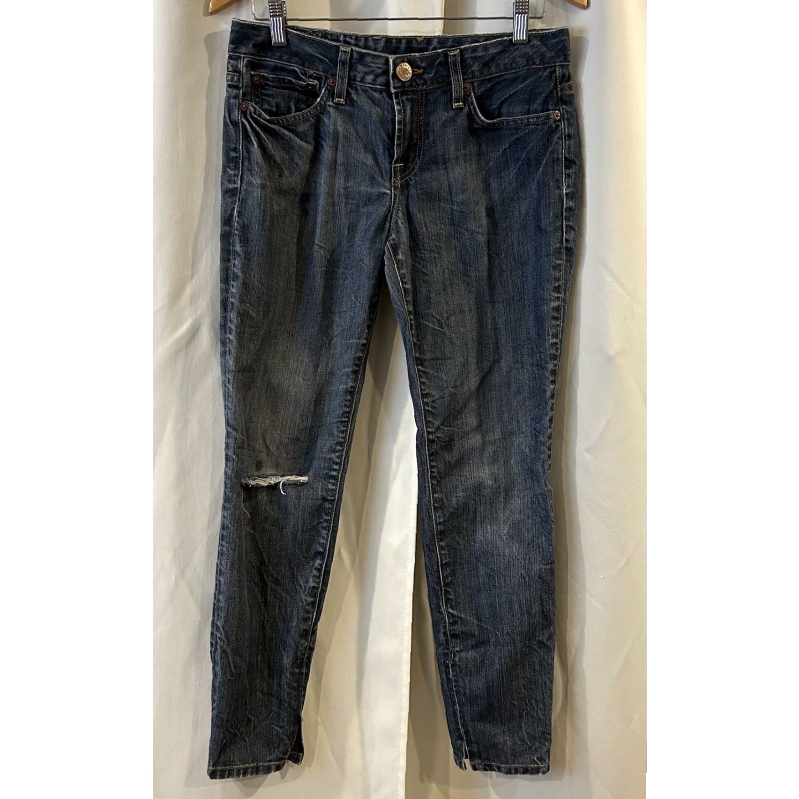 Lucky Brand Lucky Brand Gene Montesano Classic Rider Jeans Blue 8 Regular 31x28 Women Bootcut 5-Pocket USA Bohemian Denim Size 30" / US 8 / IT 44 - 2 Thumbnail