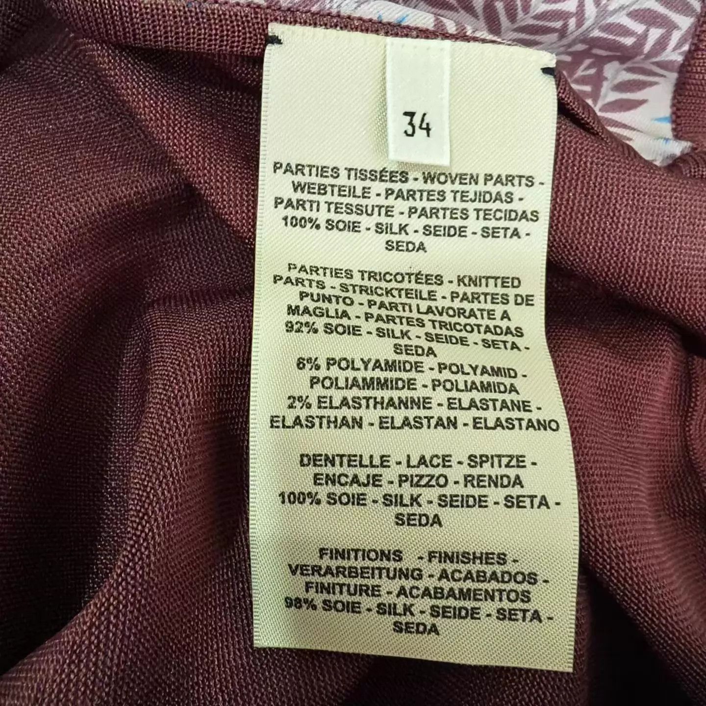 Hermes Hermes Zoo color block silk long sleeve 34 Size XS / US 0-2 / IT 36-38 - 4 Thumbnail