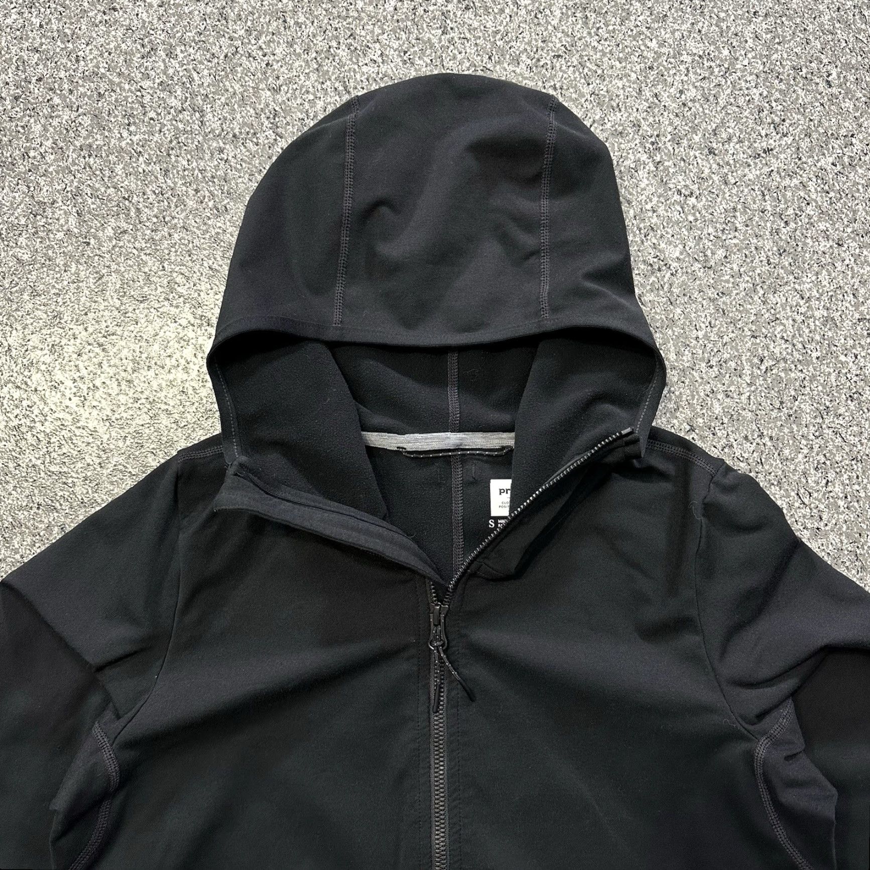 Prana prAna Jacket Womens S Black Ice Flow Full Zip Hoodie Long Sleeve Thumbholes Hoodie Size S / US 4 / IT 40 - 2 Thumbnail