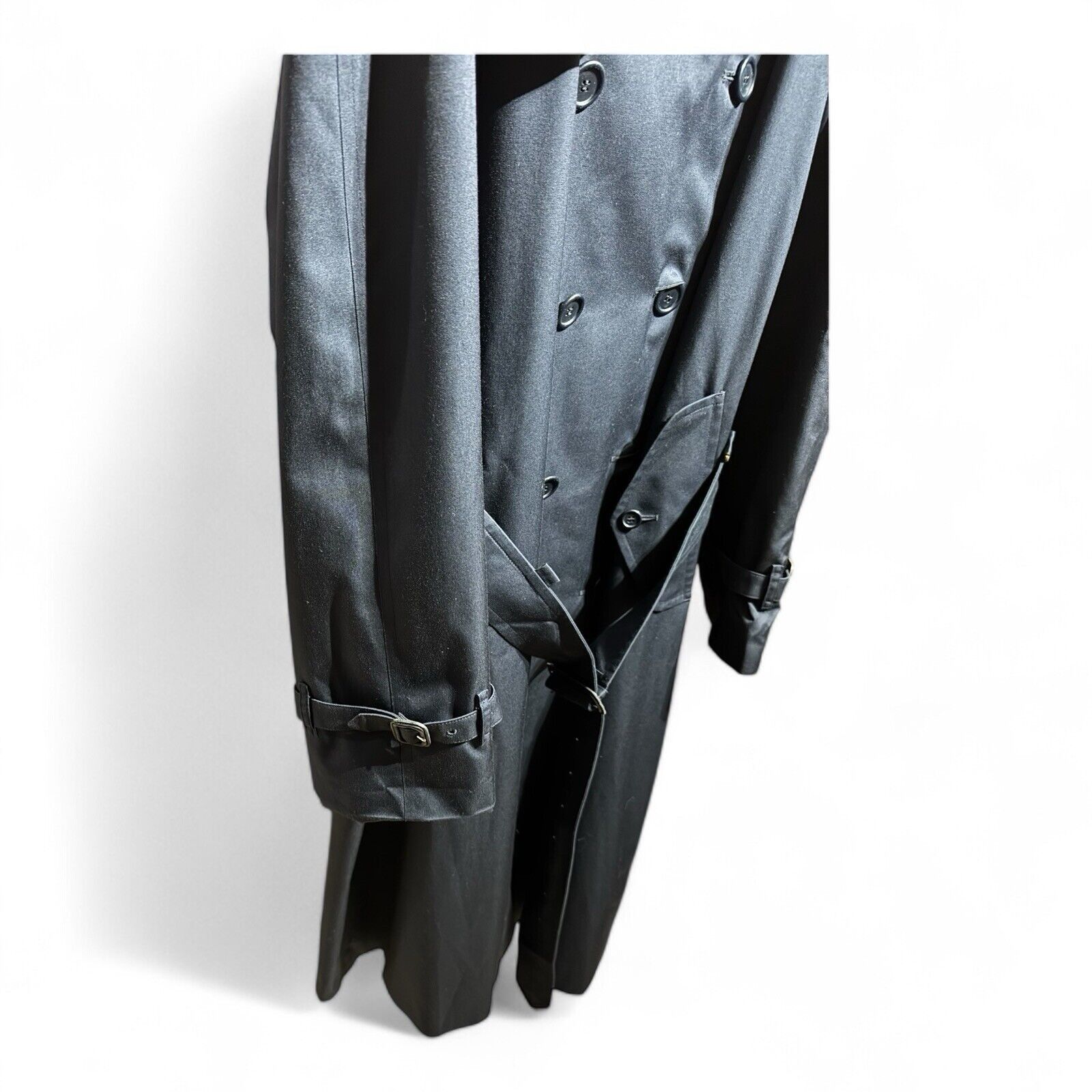 Burberry BURBERRYS London Black Trench Coat Made in USA 46L Men's XL Size US XL / EU 56 / 4 - 8 Thumbnail