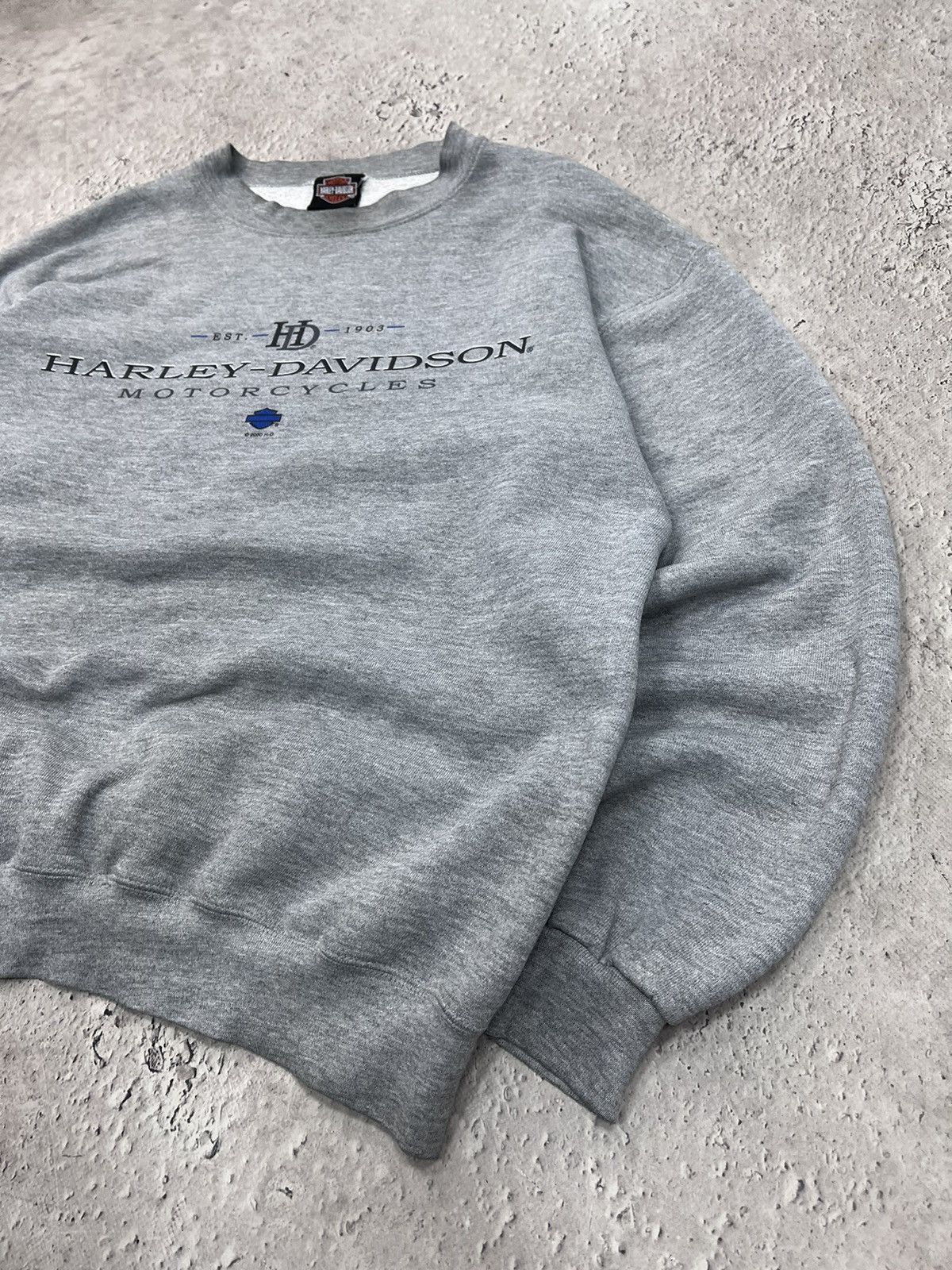 Harley Davidson × Vintage × West Coast Choppers harley davidson y2k lightning bolt skull sweatshirt -xI Size US XL / EU 56 / 4 - 6 Thumbnail