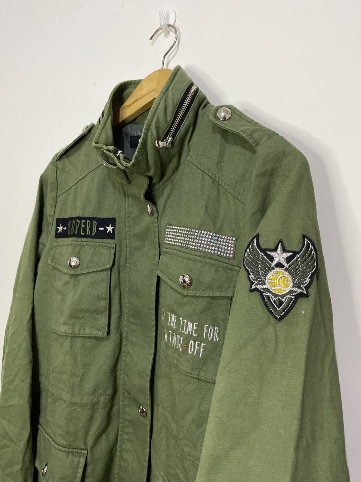 Japanese Brand × Vintage Japanese Parka Army Egoist Jacket Size US L / EU 52-54 / 3 - 4 Thumbnail