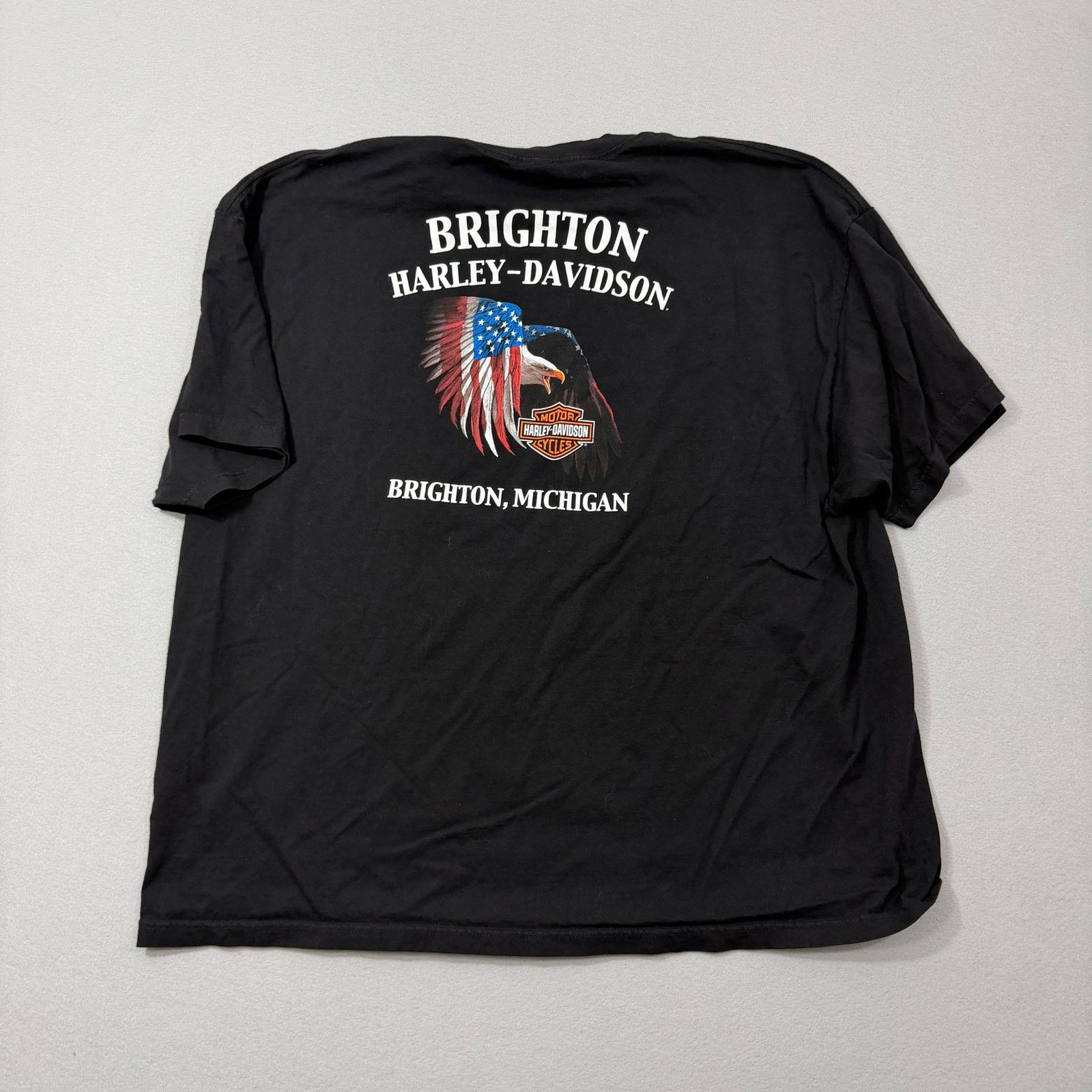 Harley Davidson Harley Davidson Shirt Men's 4XL Black Eagle USA Biker Size US XXL / EU 58 / 5 - 6 Thumbnail