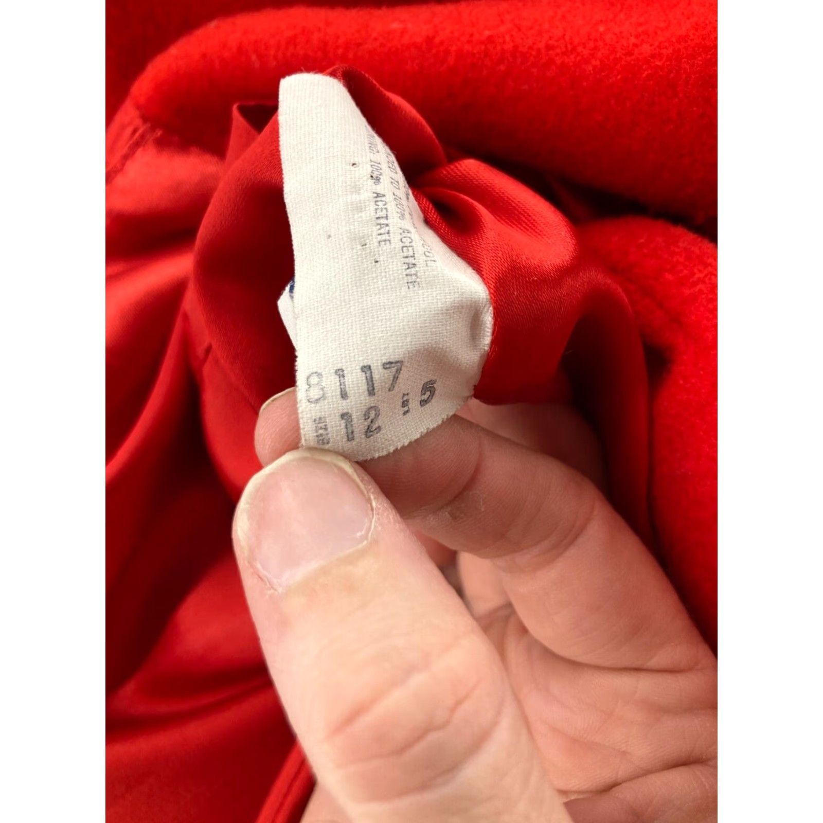 Mackintosh VTG Mackintosh Coat Womens 12 Red Wool Overcoat Buttoned 80s 90s USA Made Vintage Limited Size XL / US 12-14 / IT 48-50 - 5 Thumbnail